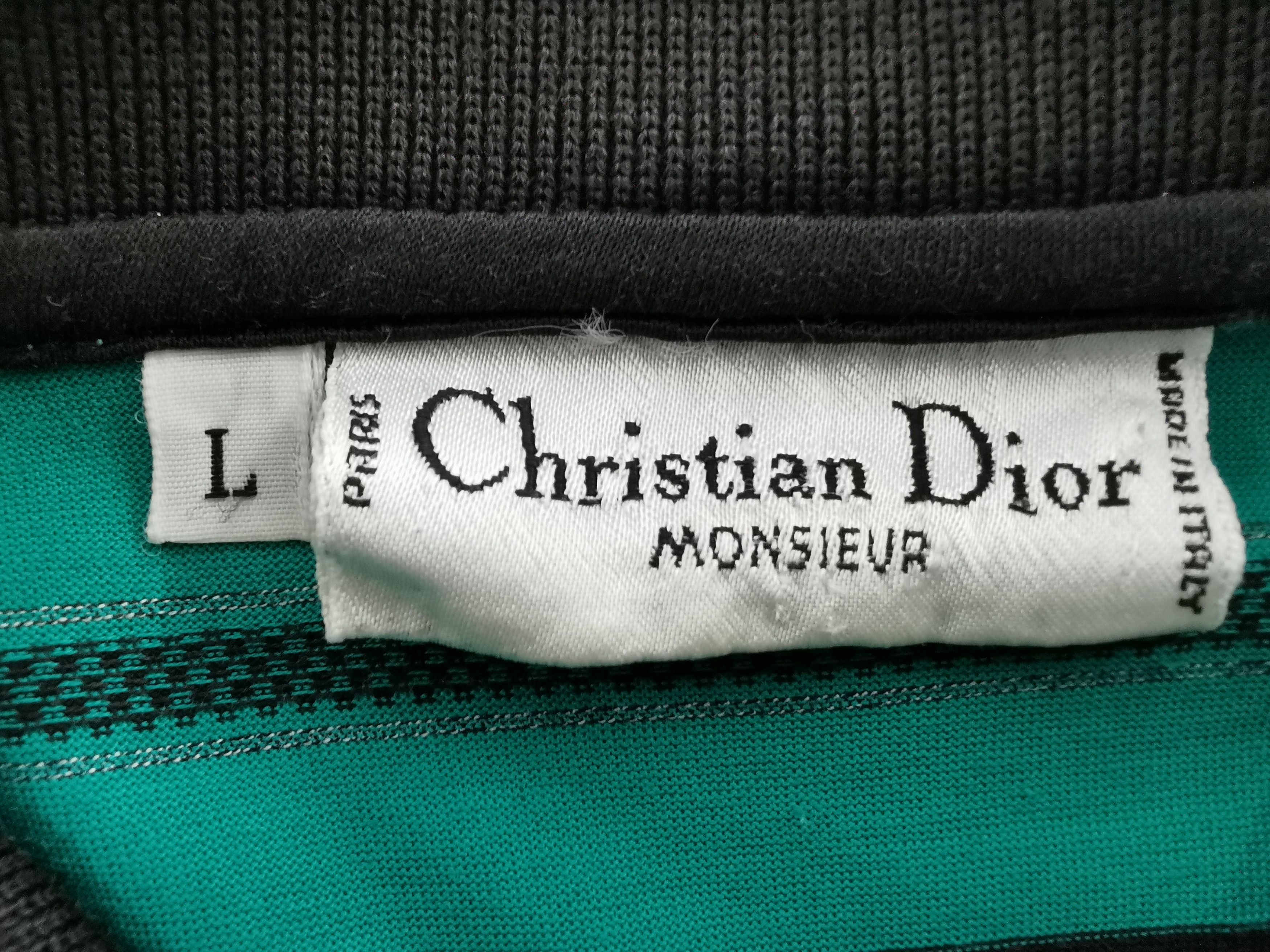 Christian Dior Monsieur Vintage 90's Christian Dior Stripe Polo Shirt Made In Italy Size US M / EU 48-50 / 2 - 4 Thumbnail