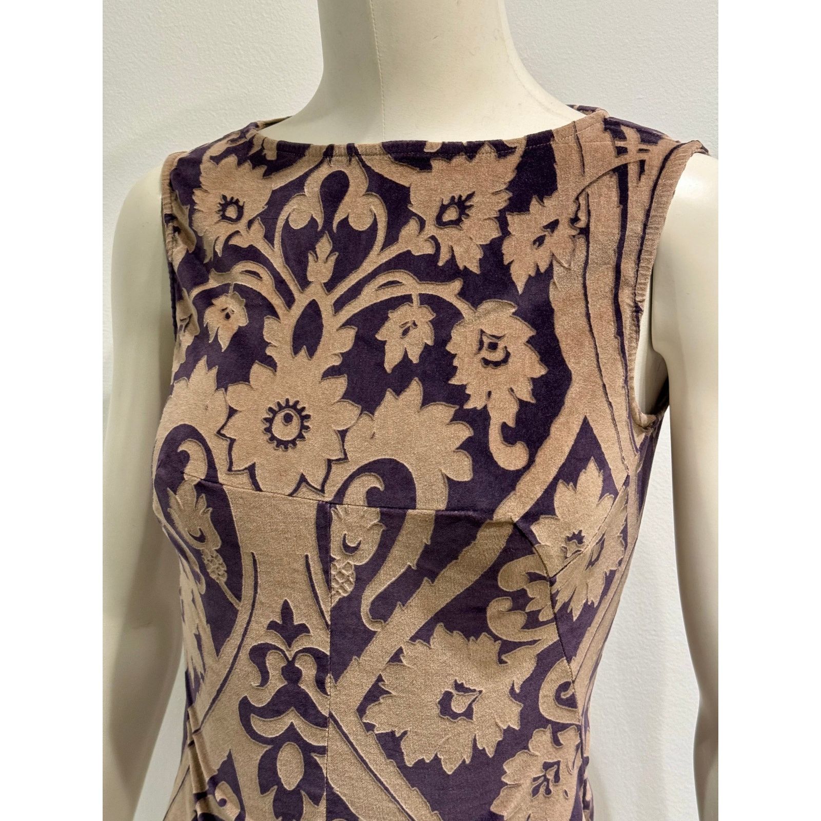 Dolce & Gabbana F/W 1998 Dolce Gabbana velvet paisley top Size S / US 4 / IT 40 - 6 Thumbnail