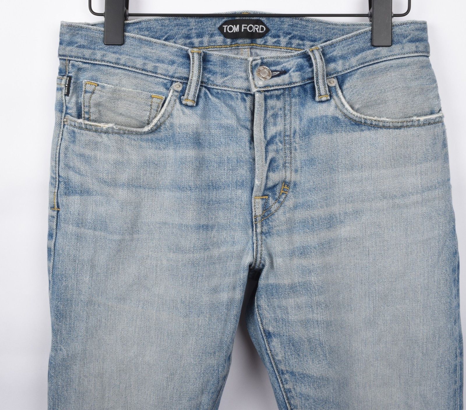 Tom Ford Tom Ford Men Jeans Slim Fit selvedge strong Size 31, S2096 Size US 31 - 3 Thumbnail