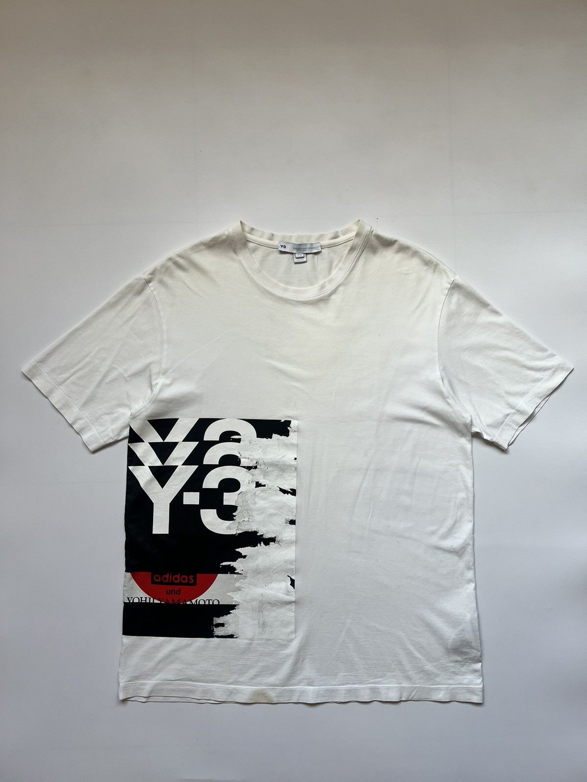 Adidas Adidas Y-3 Yohji Yamamoto Tees Size US M / EU 48-50 / 2 - 1 Thumbnail