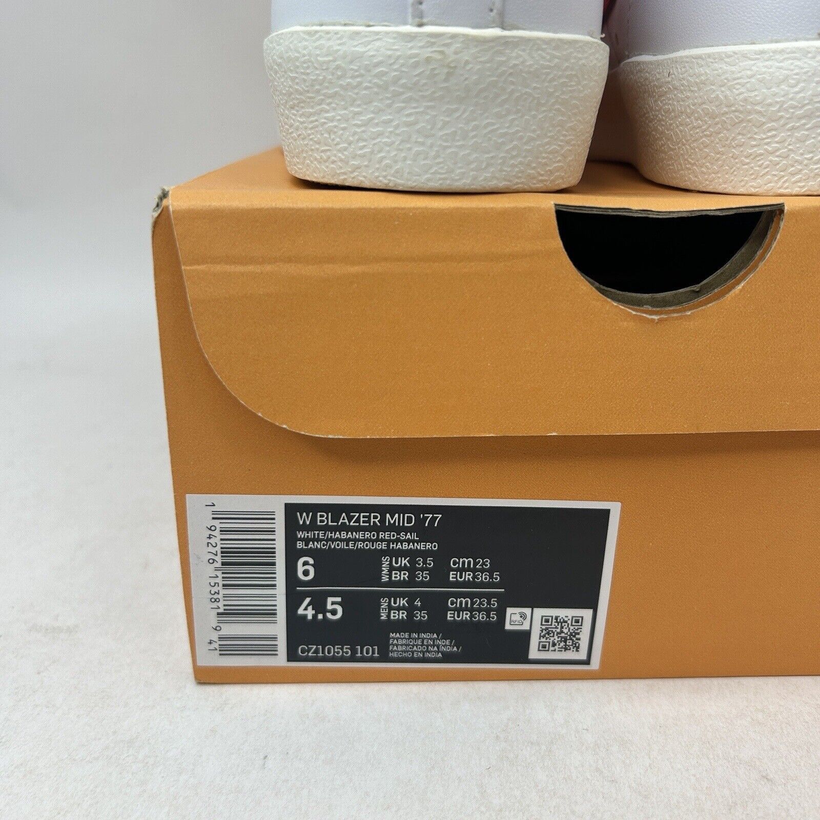 Nike Nike Blazer Mid 77’ WMNS “Habanero Red” 2024 Size US 6 / IT 36 - 5 Thumbnail