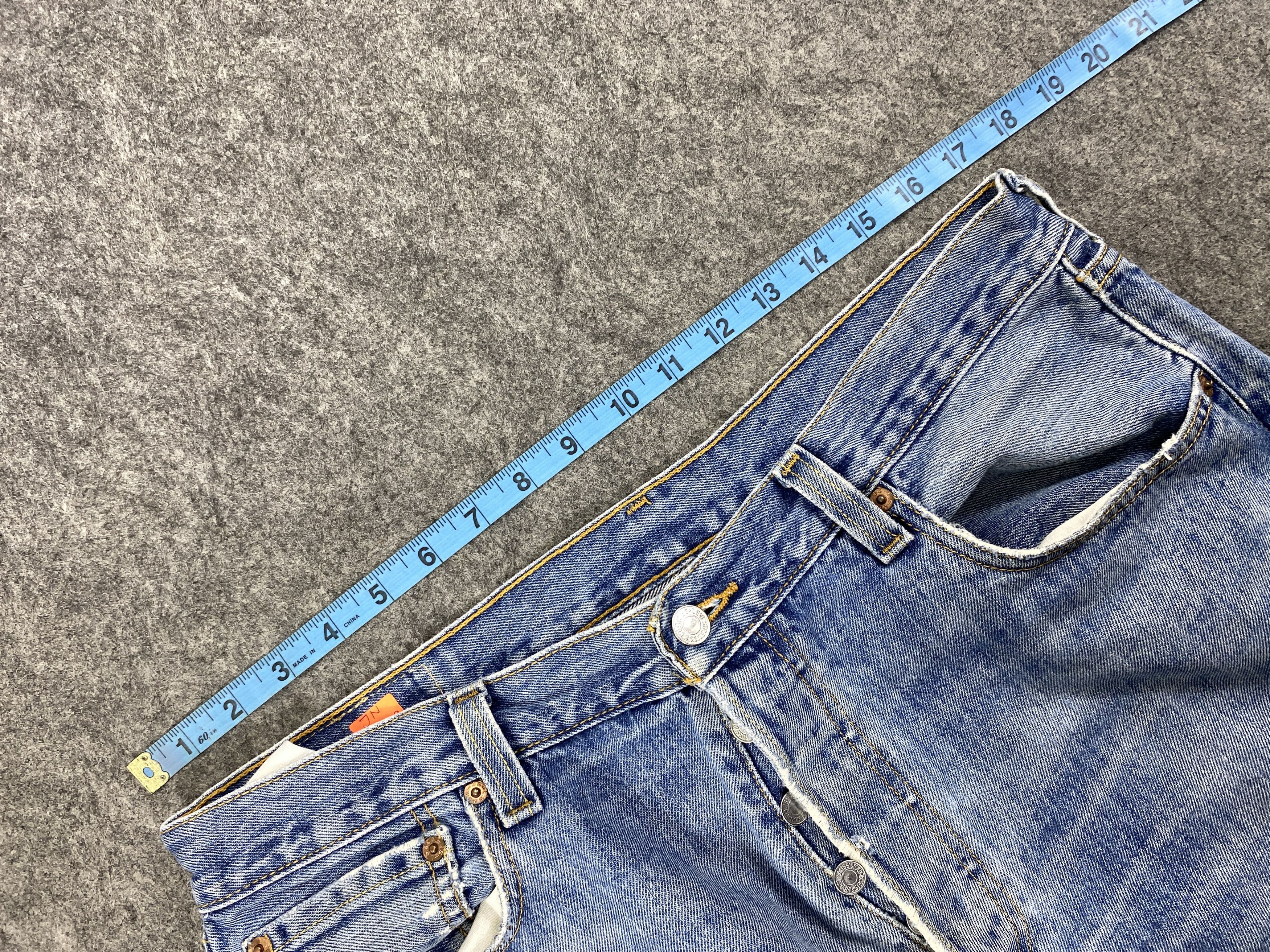 Levi's Blue Vintage Levi's 501 Jeans 35x31.5 Denim -JN1629 Size US 35 - 4 Thumbnail