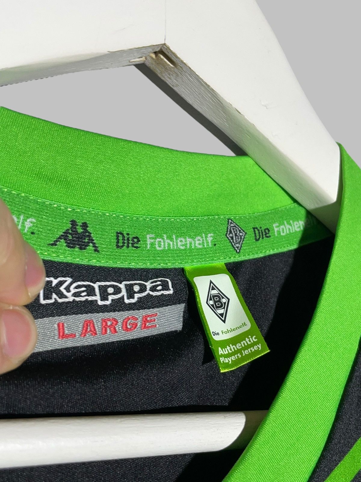 Kappa Borussia Monchengladbach Kappa 2014/15 Third Football Jersey Size US L / EU 52-54 / 3 - 11 Thumbnail