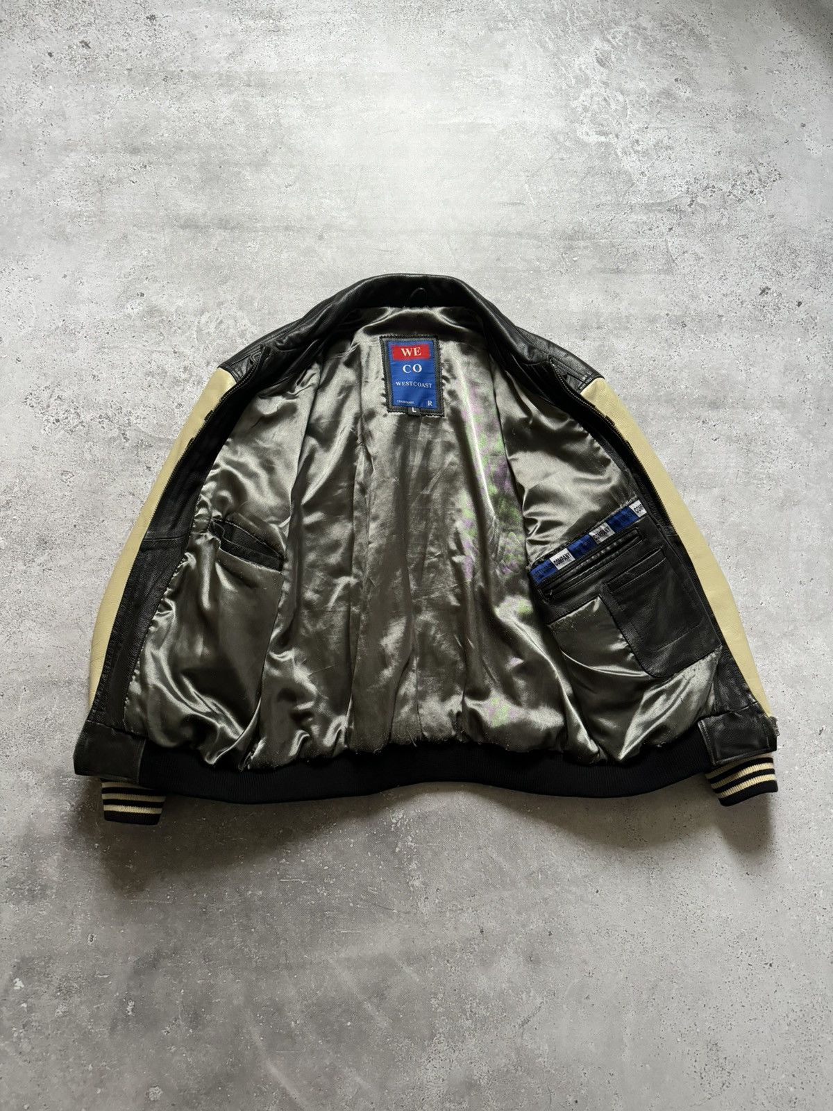 Vintage Vintage 90s West Coast Company Leather Jacket Size US L / EU 52-54 / 3 - 8 Thumbnail