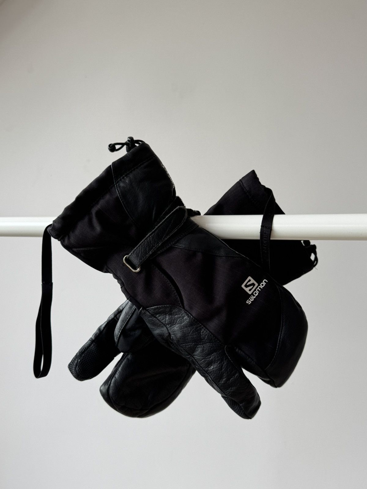 Salomon Salomon Trigger Mittens Leather Gore-Tex Lobster Gloves Size ONE SIZE - 11 Thumbnail