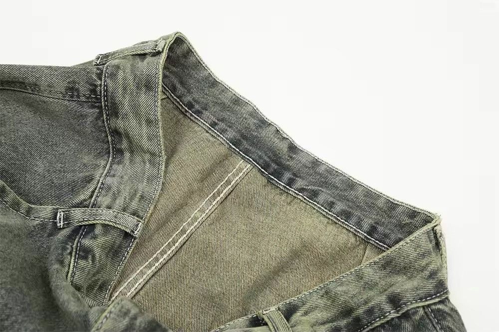 Japanese Brand × Jean Light Wash Multi-pocket Stacked Jeans Size US 30 / EU 46 - 10 Thumbnail