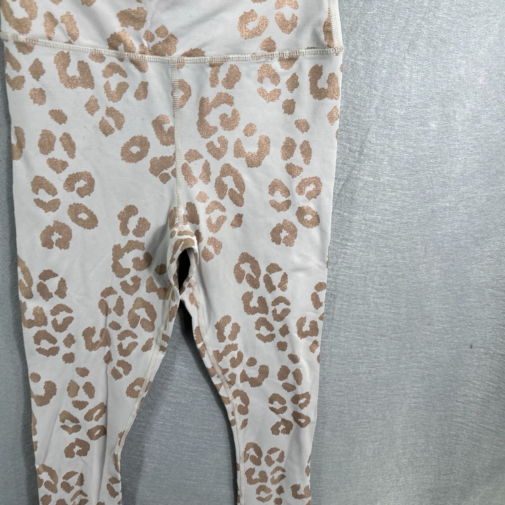 Spiritual Gangster VINTAGE Spiritual Gangster Animal Print Leggings Women XS Pink High Waist Y2K 2000s Leopard Activewear Size 26" / US 2 / IT 38 - 4 Thumbnail