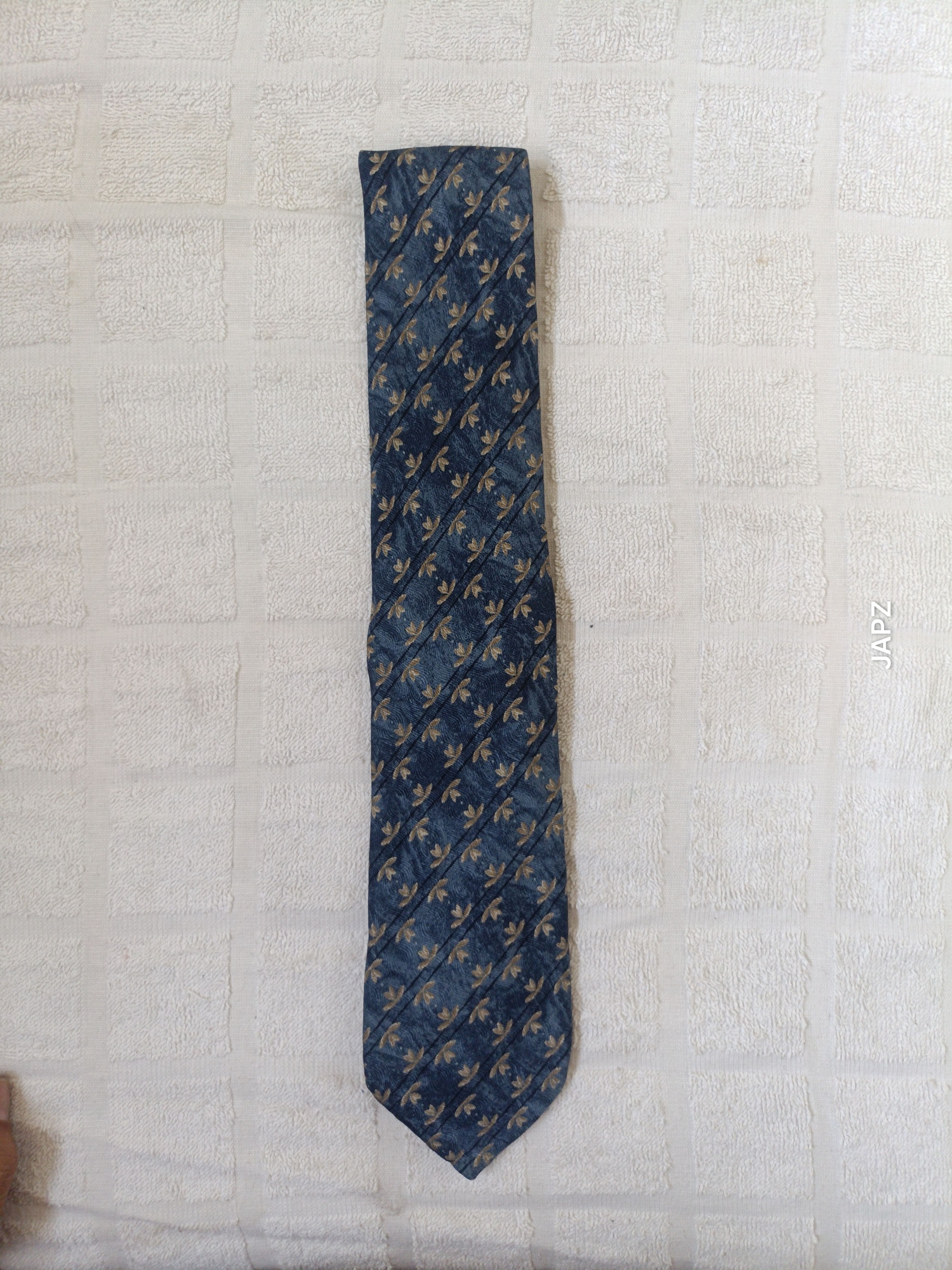 Courreges Vintage courreges jacquard silk tie Size ONE SIZE - 1 Thumbnail
