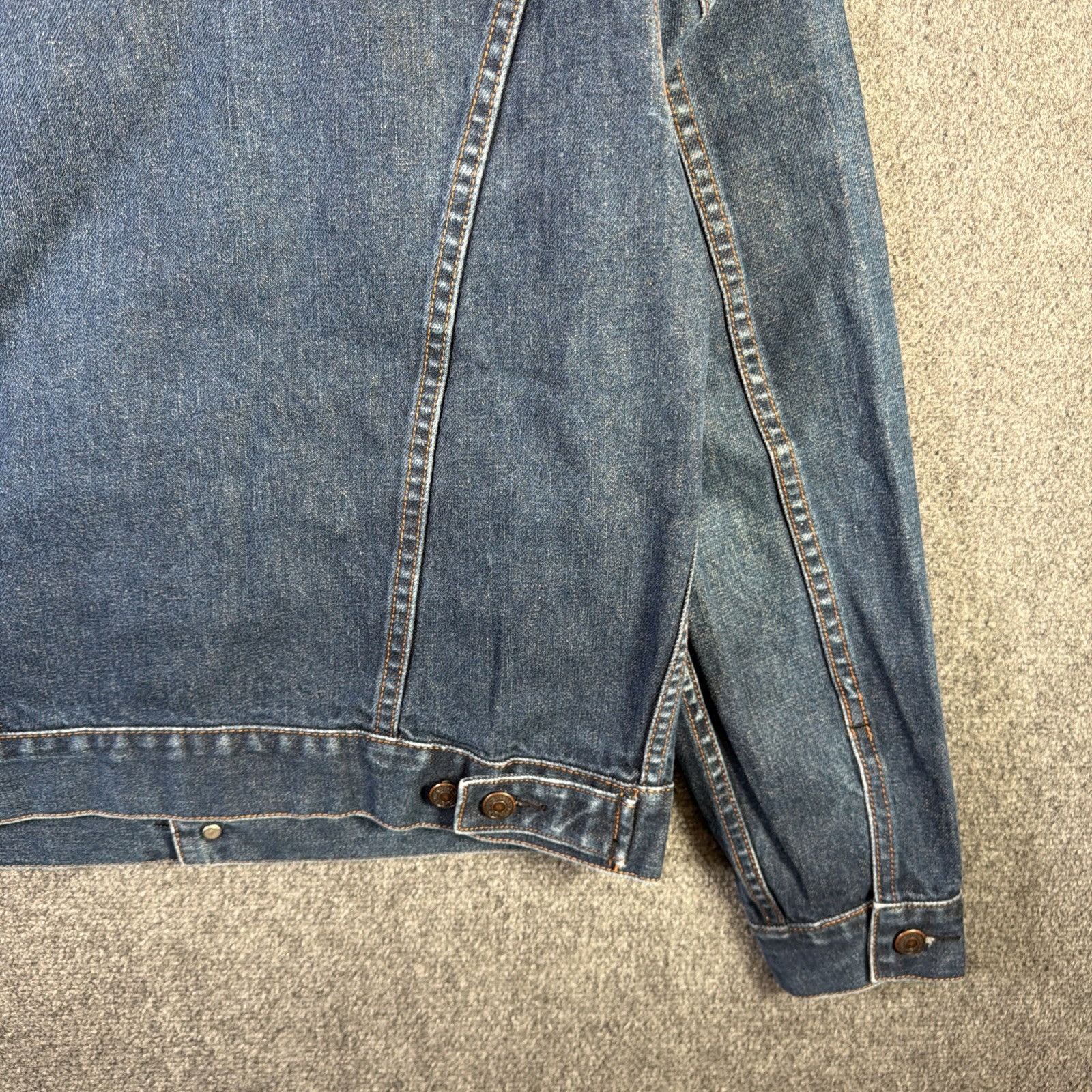 Gap Vintage Gap Denim Jacket Mens Small Jeans Bomber Trucker Size US S / EU 44-46 / 1 - 9 Thumbnail
