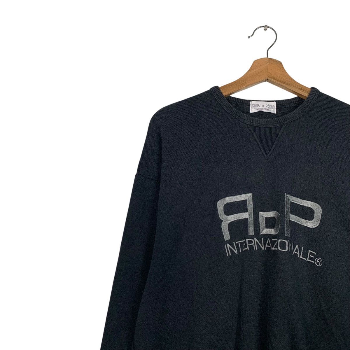 Japanese Brand ROUX DI PERFE Big Logo Crewneck Sweatshirt #2400-C107 Size US S / EU 44-46 / 1 - 6 Thumbnail