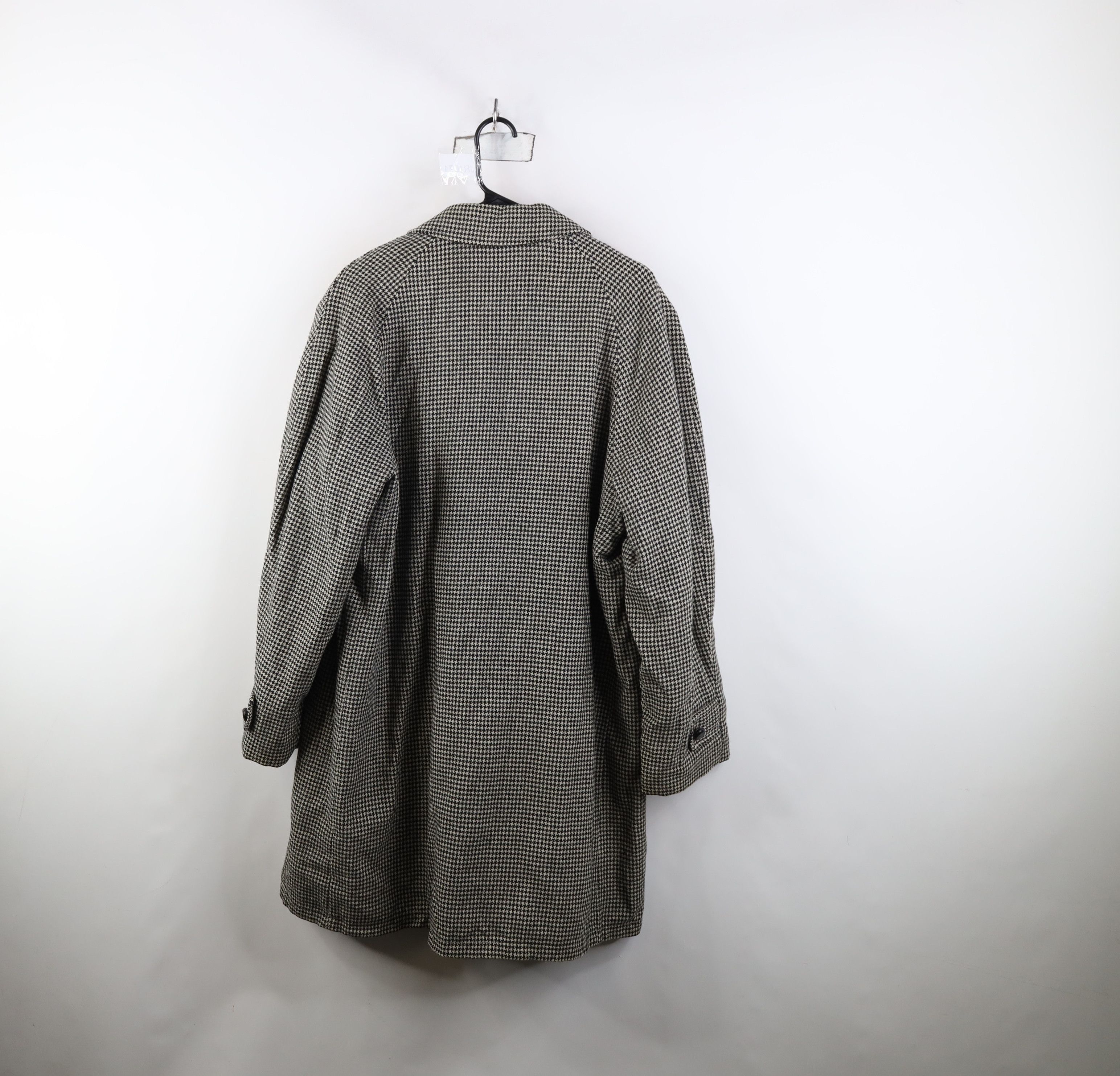 Vintage Vintage 50s Streetwear Houndstooth Double Breasted Jacket Size US XL / EU 56 / 4 - 12 Thumbnail