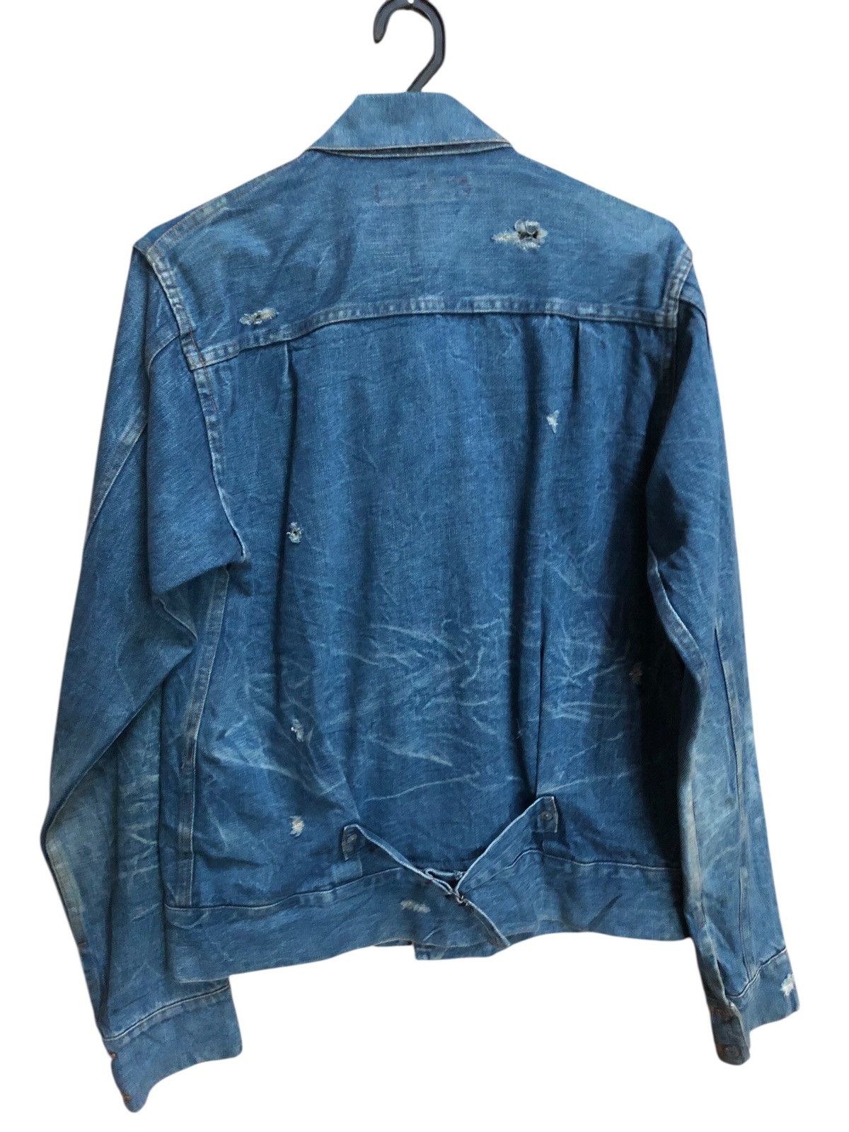 Japanese Brand Big Holiday Rusty mud max Distressed Denim Typle 1 Jacket Size US M / EU 48-50 / 2 - 2 Thumbnail