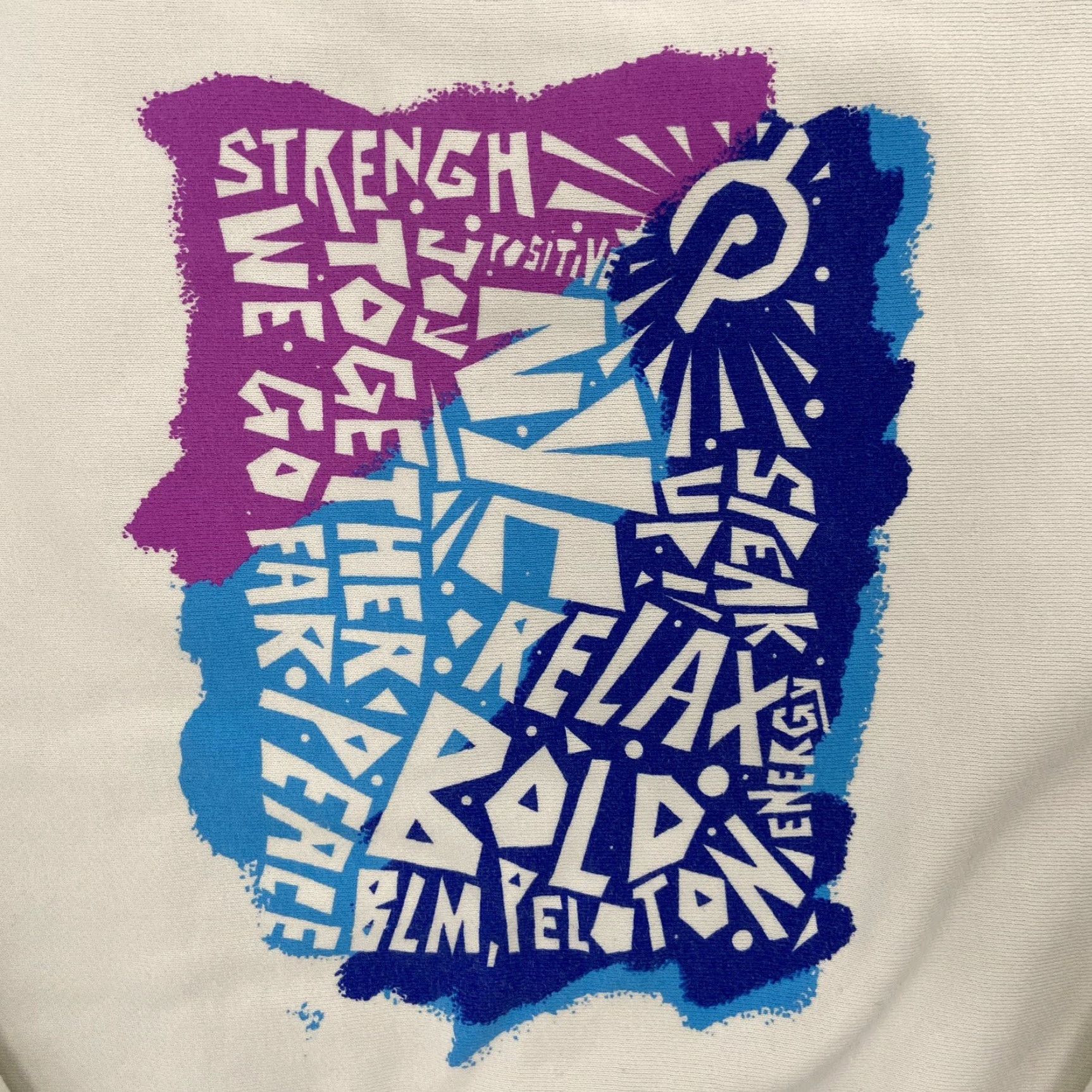 Vintage Peloton Together We Go Far Sweatshirt Adult XL White Logo Mens Size US XL / EU 56 / 4 - 6 Thumbnail