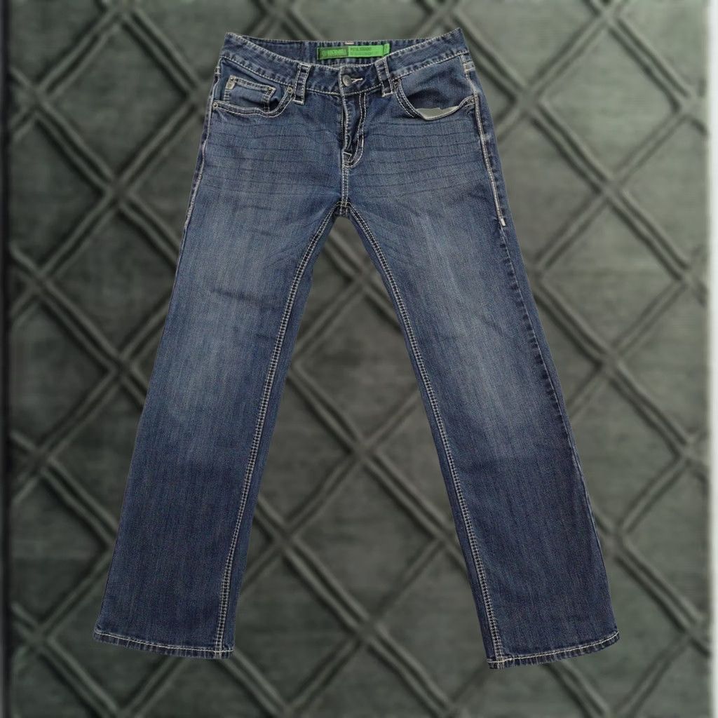 Pistola Rock & Roll Jeans Jeans 32 (32X30) Blue Denim Regular Straight Mens Pants Size US 32 / EU 48 - 1 Thumbnail