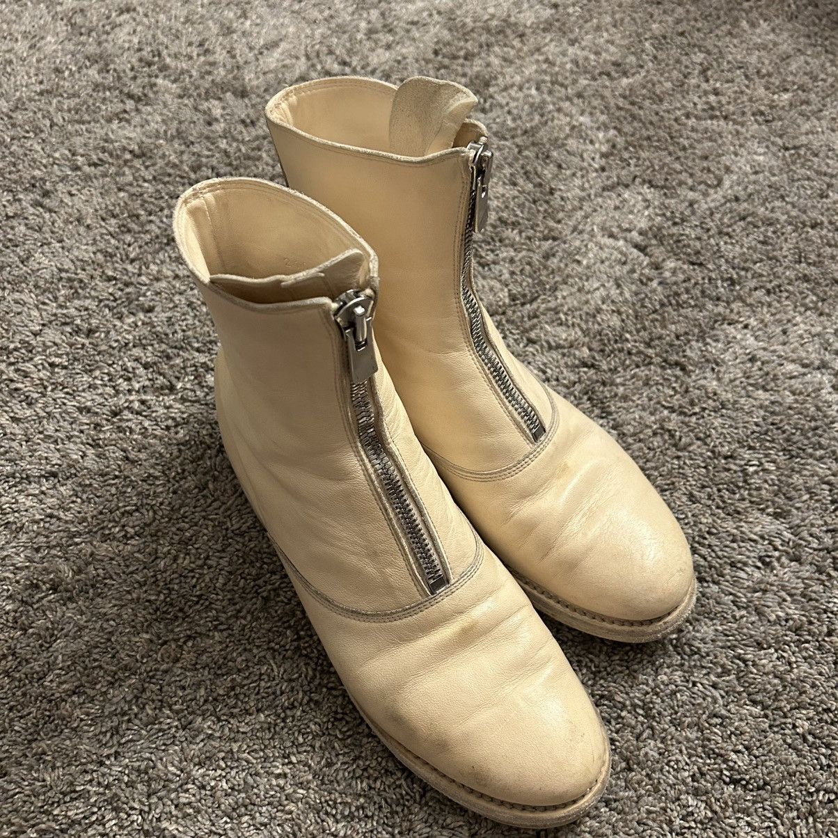 Designer × Guidi × Vintage Guidi 210 White/Tan Size US 7 / EU 40 - 1 Thumbnail