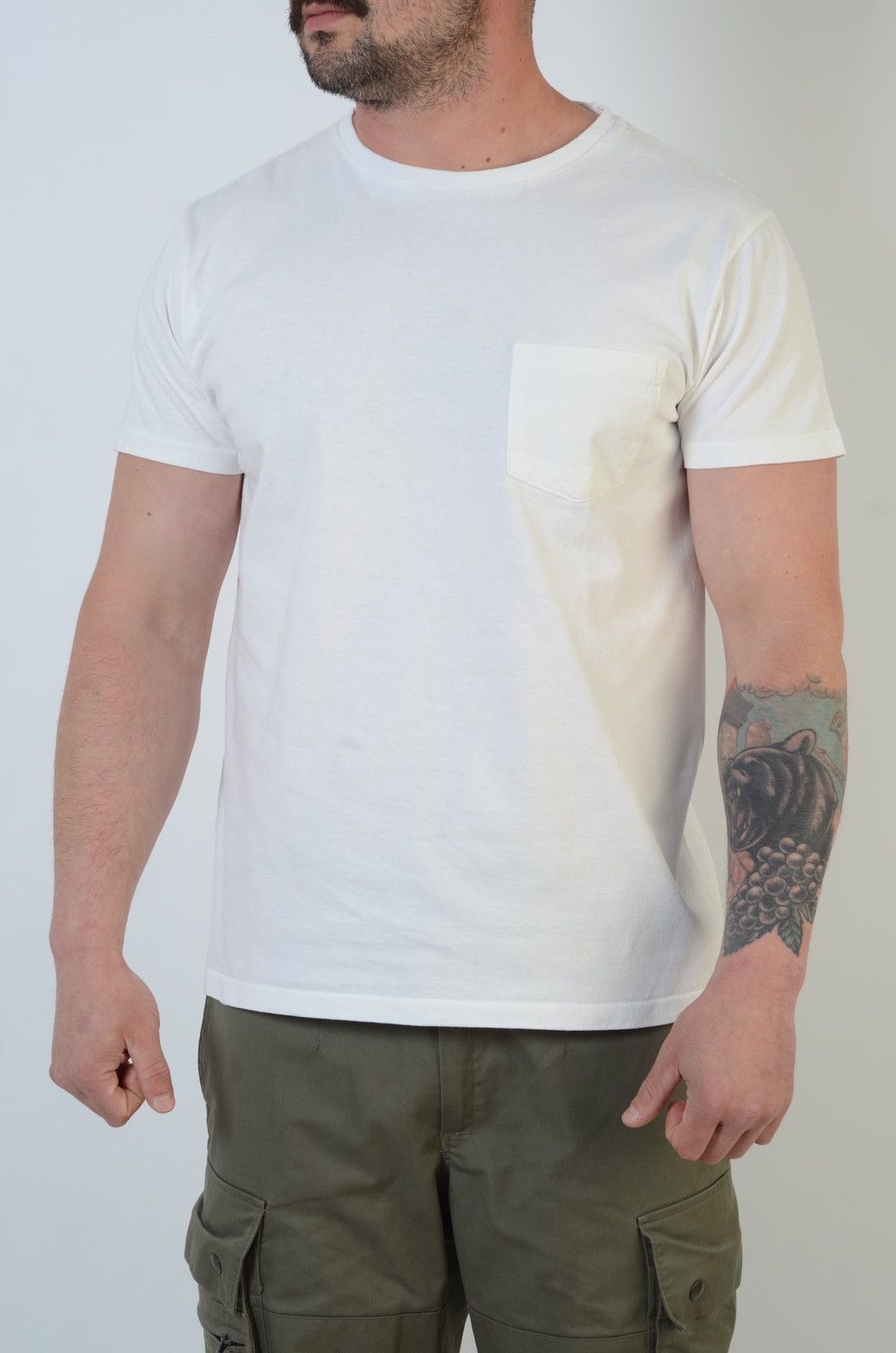 Japanese Brand × Velva Sheen × Vintage Velva Sheen Made in USA White Pocket T-Shirt (L Size US L / EU 52-54 / 3 - 1 Thumbnail