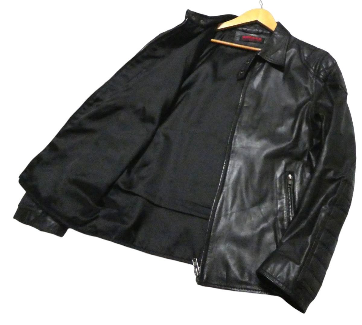 Genuine Leather RARE MWOBHM MWOBHM horse leather padded riders jacket Size US M / EU 48-50 / 2 - 4 Thumbnail