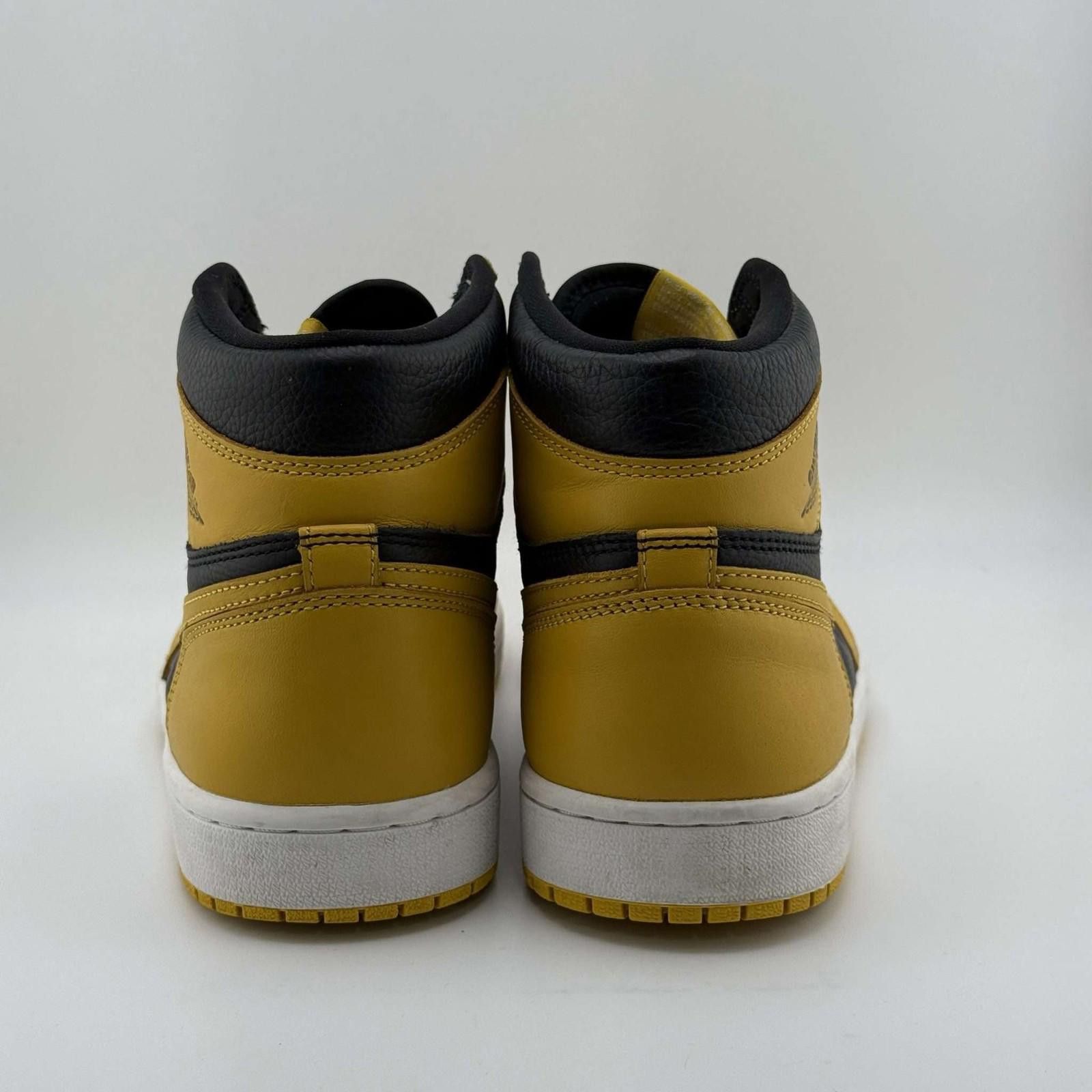 Nike Air Jordan 1 Retro High Pollen Black Yellow 8.5 Used Size US 8.5 / EU 41-42 - 4 Thumbnail