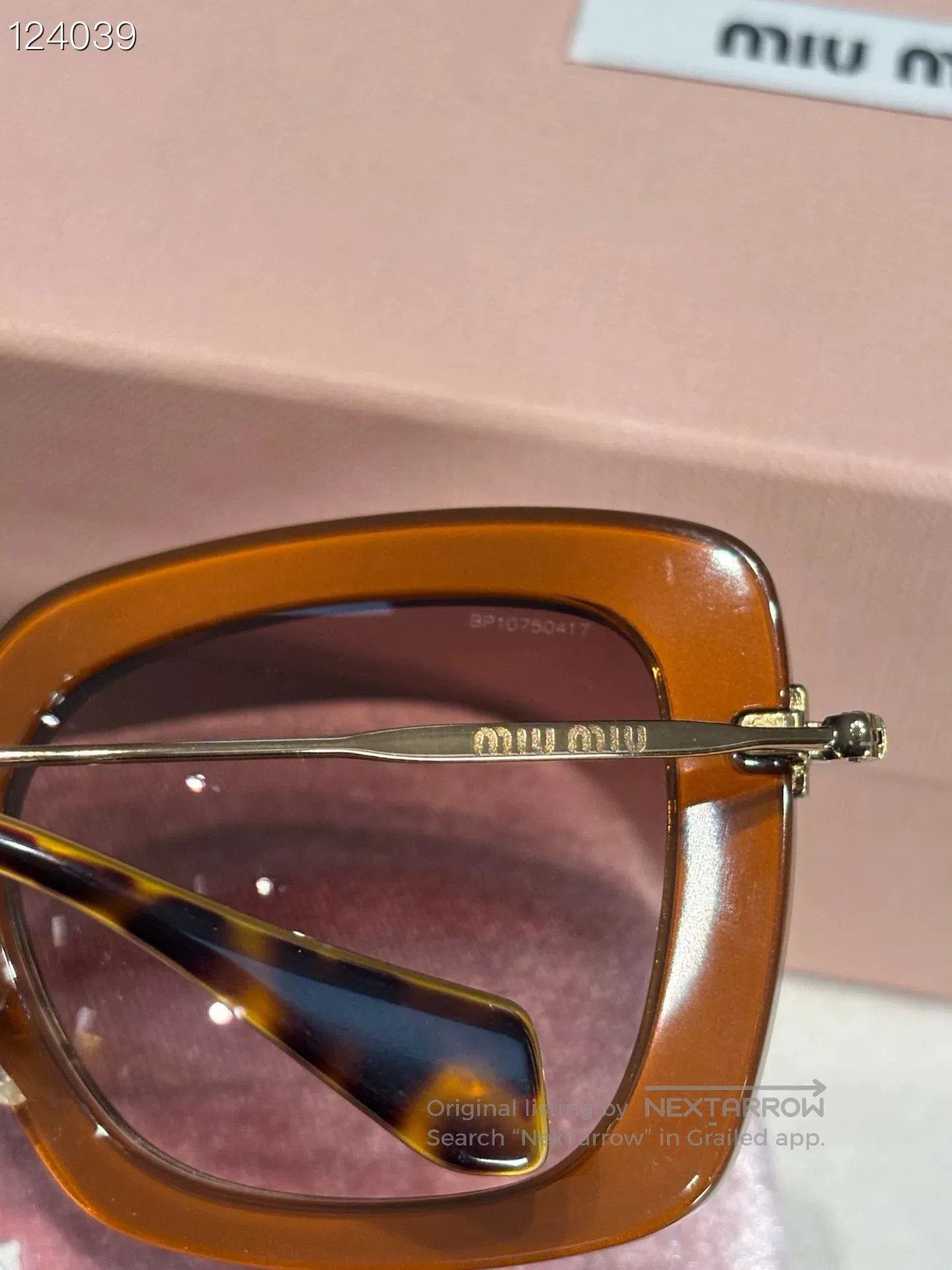 Miu Miu Miu Miu Leopard Print Sunglasses. Size ONE SIZE - 3 Thumbnail