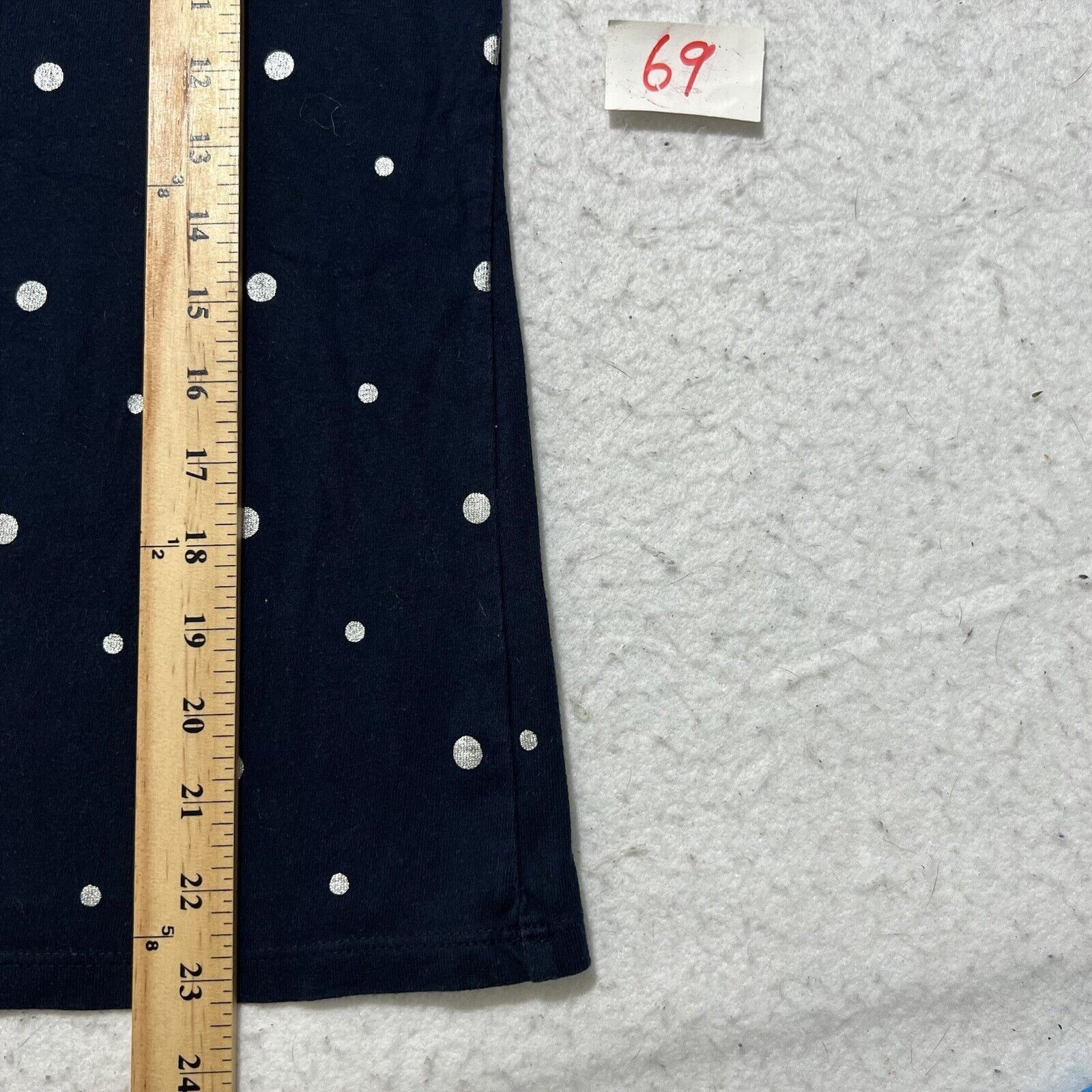 Other Talbots XS Crewneck 3/4 Sleeve Blue Silver Polka Dot T Shirt Size XS / US 0-2 / IT 36-38 - 8 Thumbnail