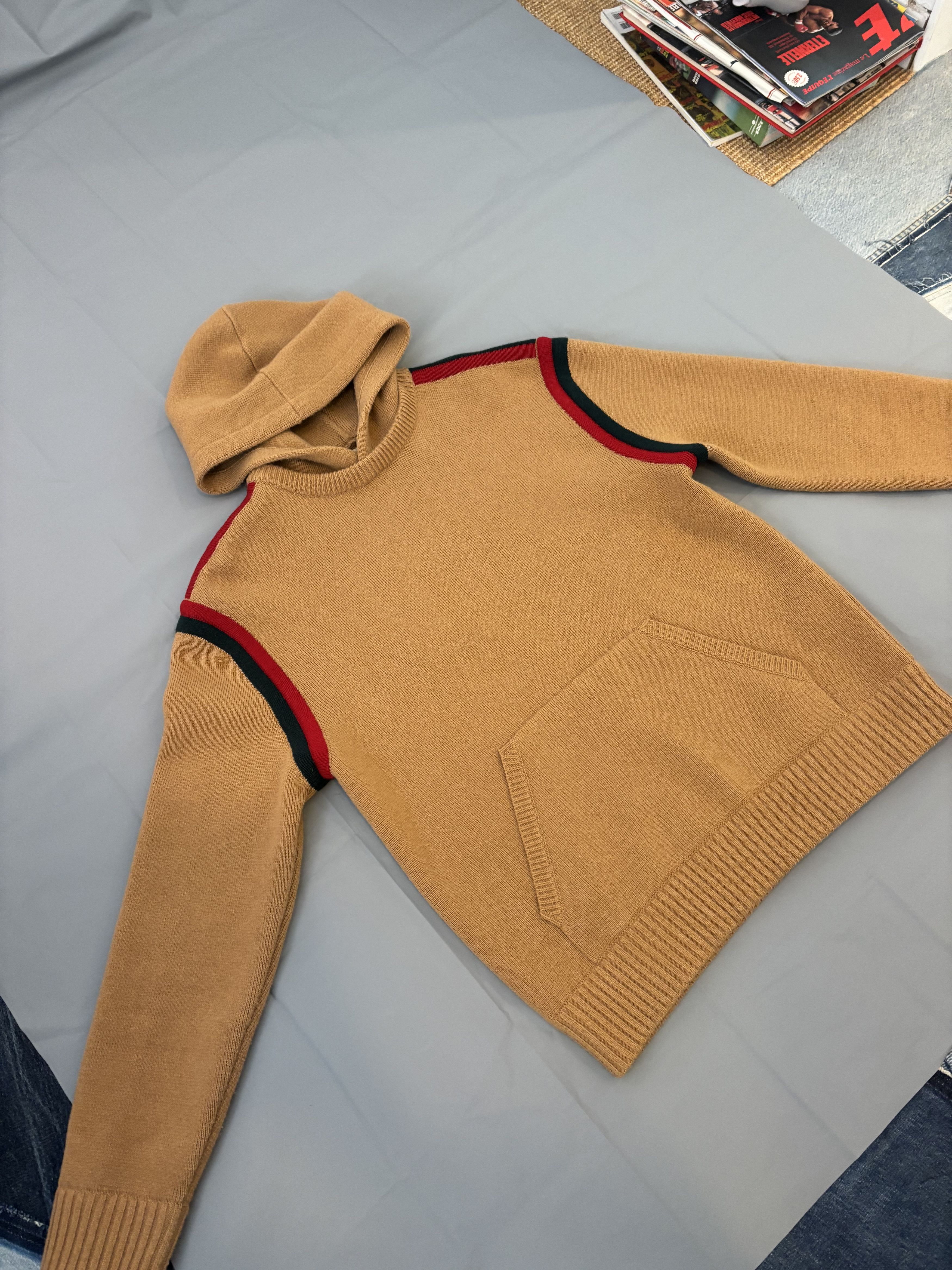 Gucci Pull à capuche en laine Gucci en tbe Size US M / EU 48-50 / 2 - 2 Thumbnail