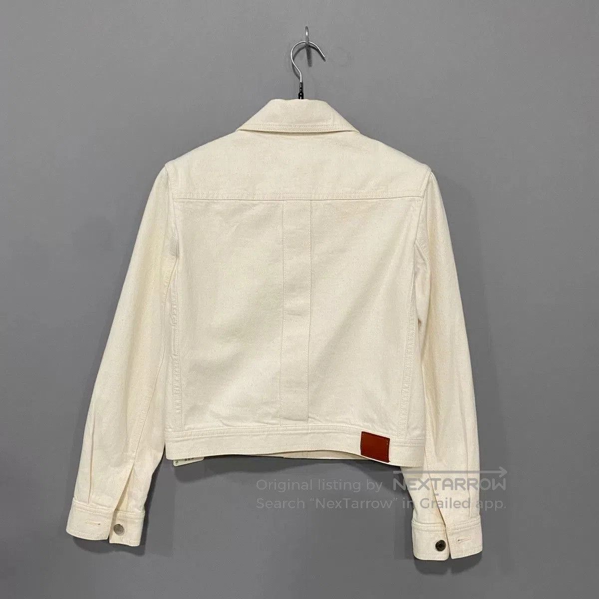 Hermes hermes classic cream denim jacket. Size S / US 4 / IT 40 - 3 Thumbnail