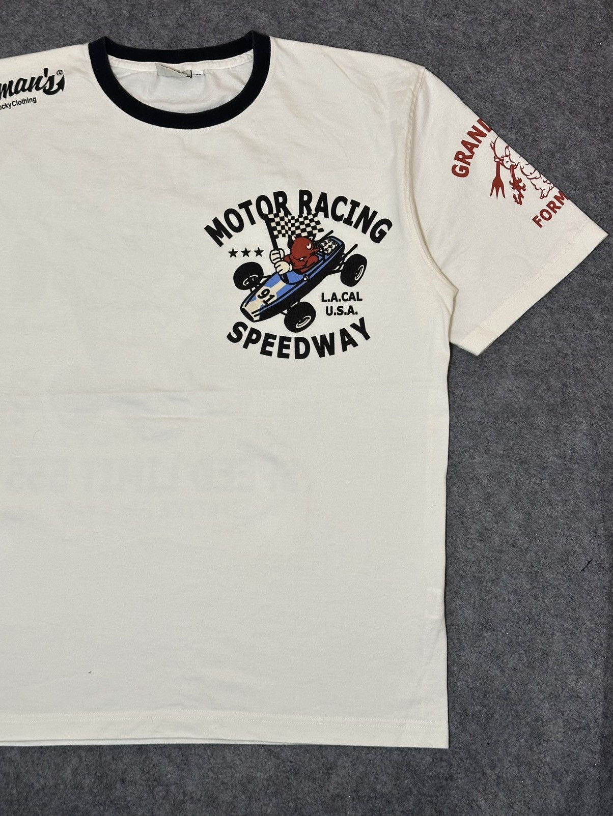 Tedman Tedman's Lucky Clothing motorsport graphic t-shirt. Size US S / EU 44-46 / 1 - 6 Thumbnail