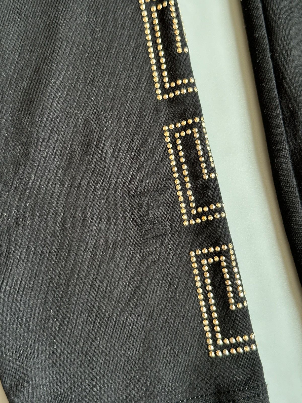 H&M × Versace USED Versace For H&M Black Embellished Leggings EUR 36 US 6 Size 28" / US 6 / IT 42 - 5 Thumbnail