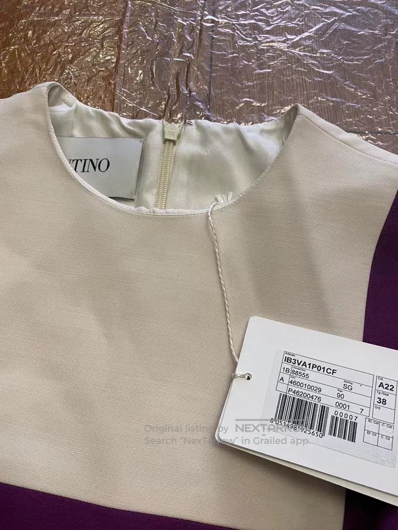 Valentino Valentino Silk color-blocked dress Size S / US 4 / IT 40 - 5 Thumbnail