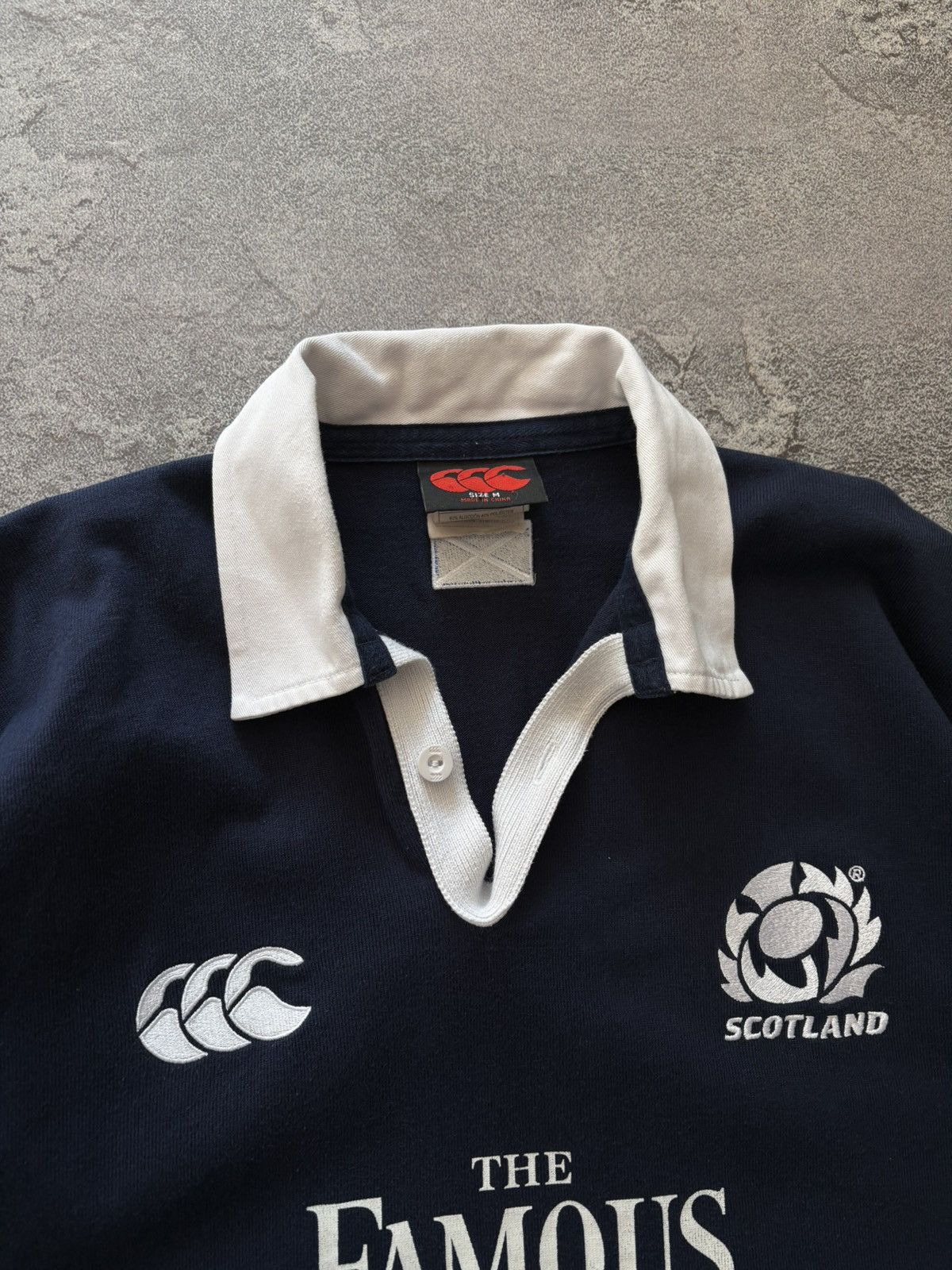 Canterbury of New Zealand Vintage Scotland Canterbury 2002 2005 Rugby Home Jersey sz M Size US M / EU 48-50 / 2 - 5 Thumbnail