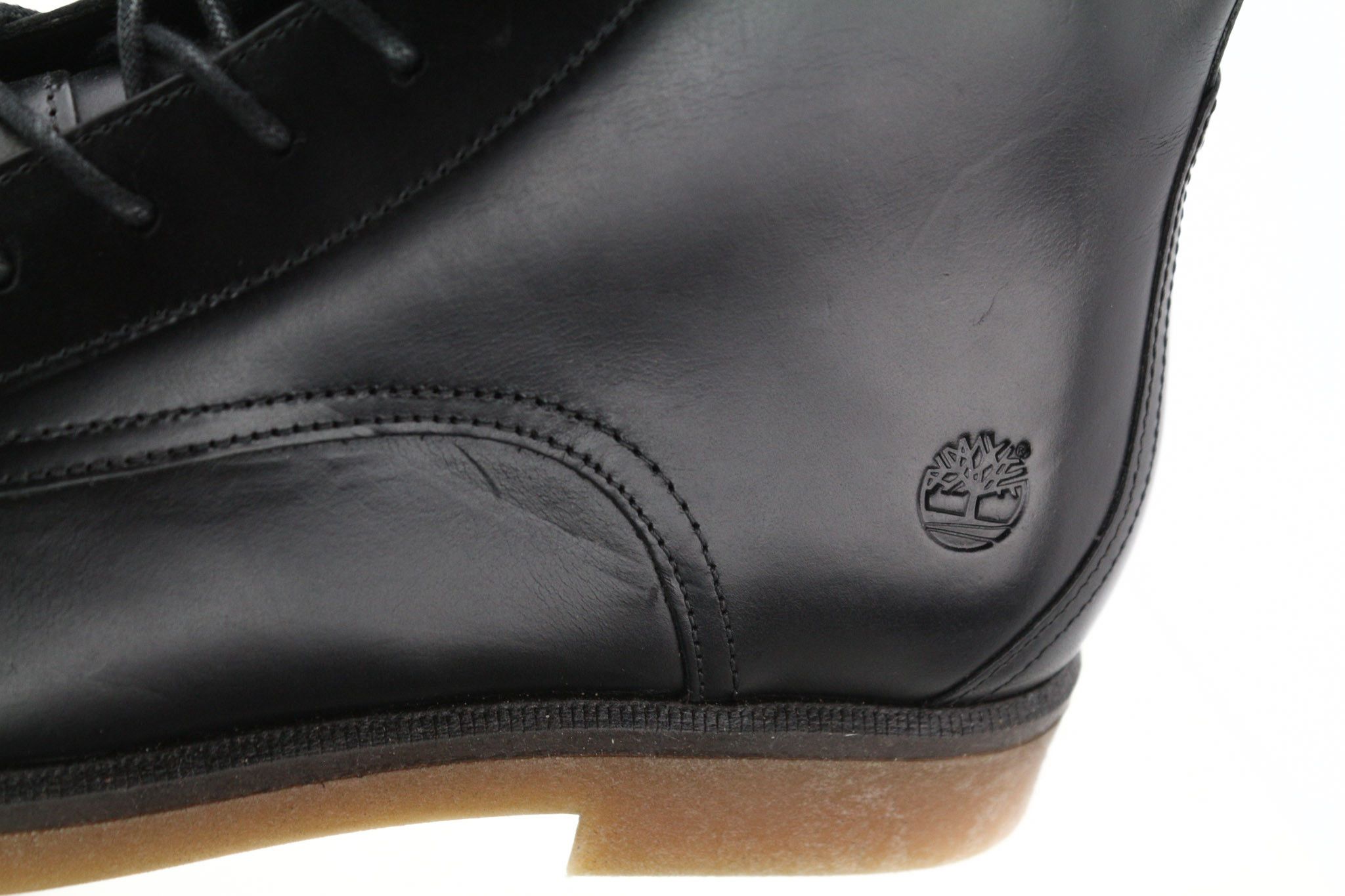 Timberland A2JK7 UK7.5 Leather Black Pull Tab Shiny Boots 79937 Size US 8 / IT 38 - 13 Thumbnail