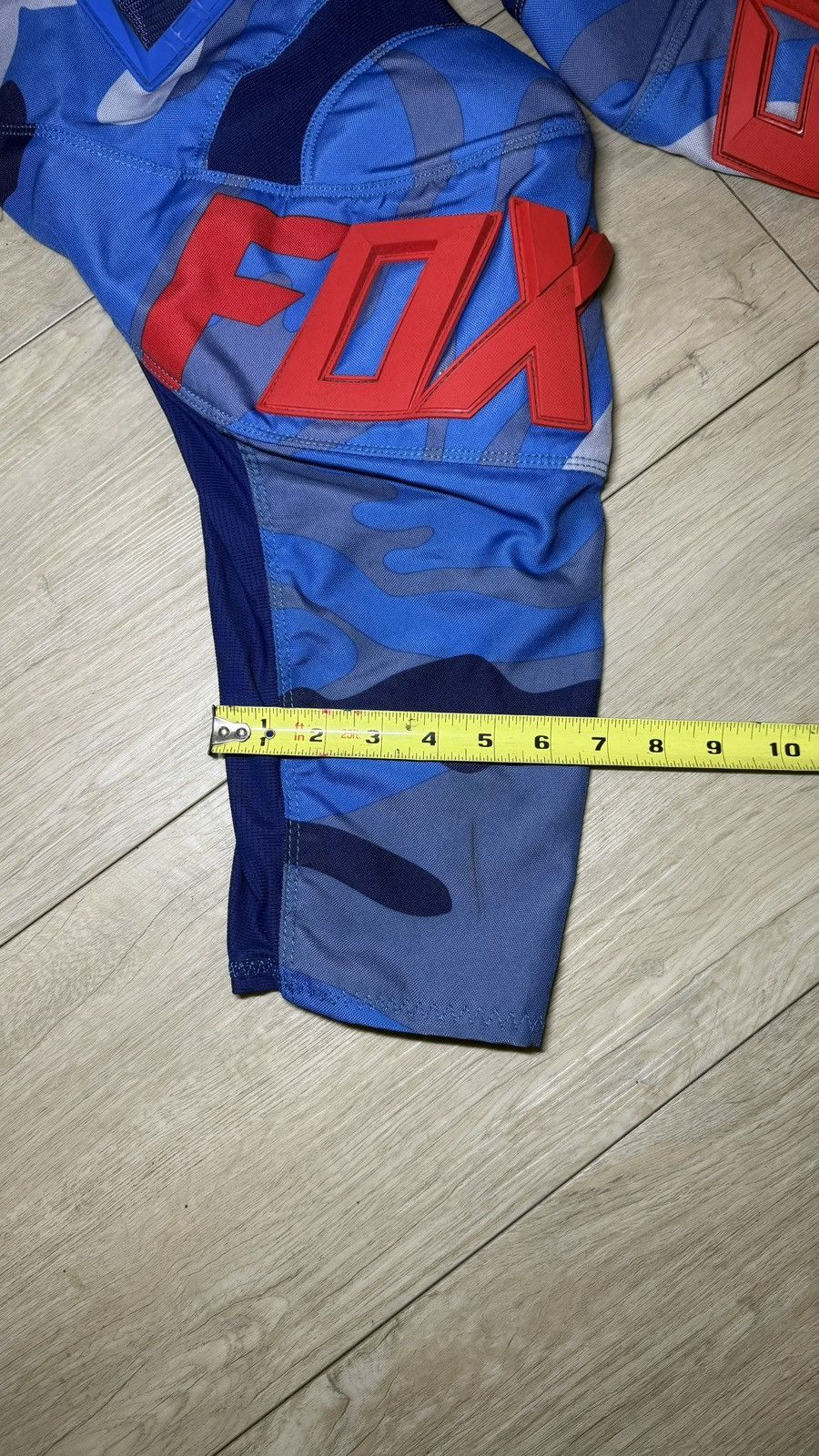 Fox Racing Y2K 2000s Fox Racing 180 Vicious Motocross Pants Blue & Whit Size US 32 / EU 48 - 8 Thumbnail