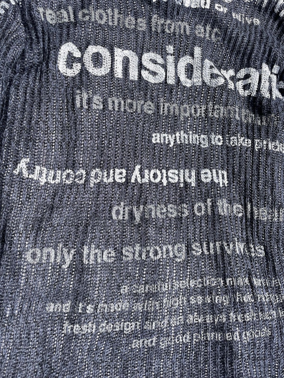 If Six Was Nine 2000s In the attic Vkei Poem Layered Knit Sweater Japanese Size US S / EU 44-46 / 1 - 7 Thumbnail