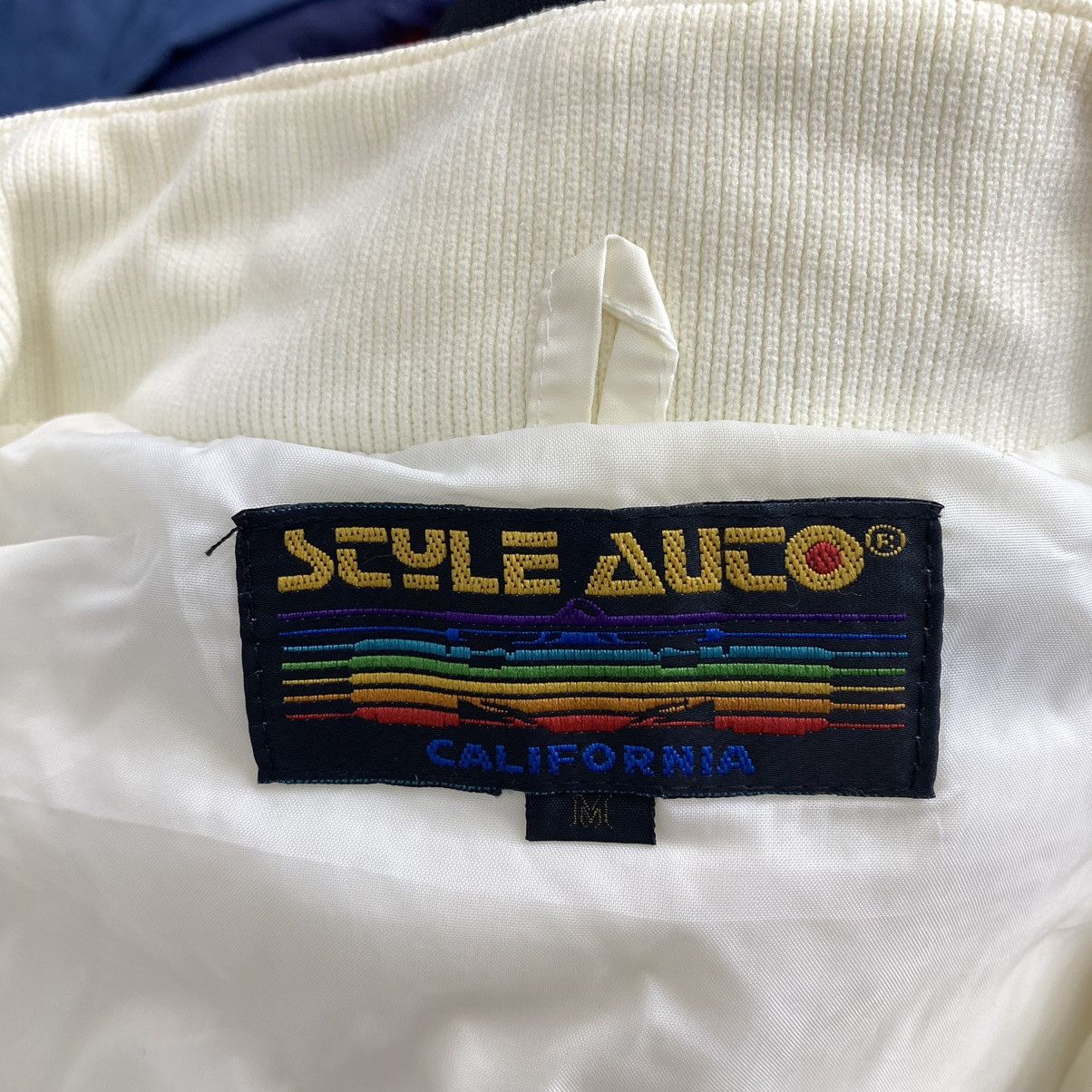 Other STYLE AUTO CALIFORNIA Racing Cream Bomber Jacket Size US M / EU 48-50 / 2 - 3 Thumbnail