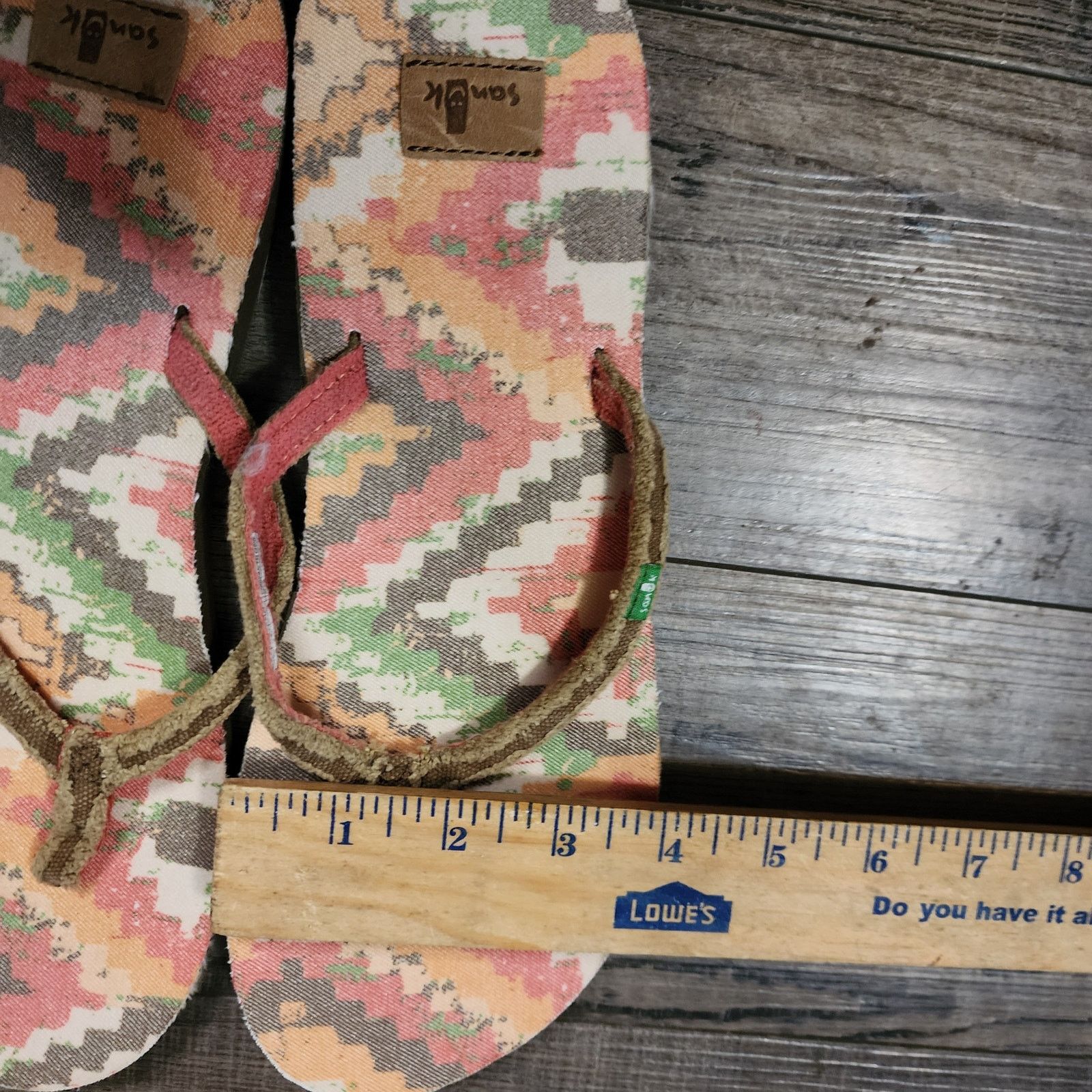Sanuk Sanuk Froday Funk Fringe flip flops sandal size 10 Size US 10 / IT 40 - 7 Thumbnail