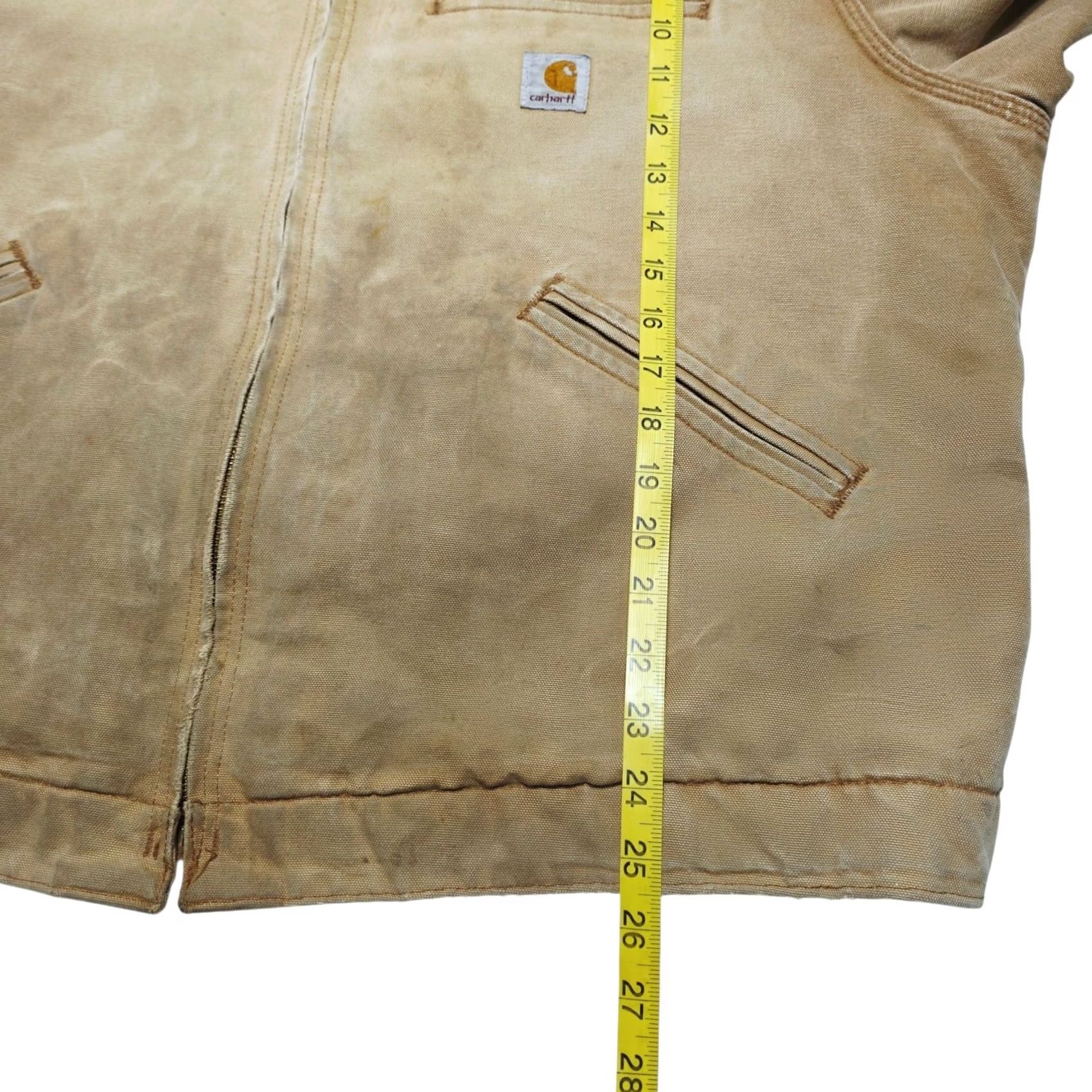 Carhartt VINTAGE Carhartt Jacket Detroit J01 BRN Lined Size 50 90's Distressed Brown Size US M / EU 48-50 / 2 - 6 Thumbnail
