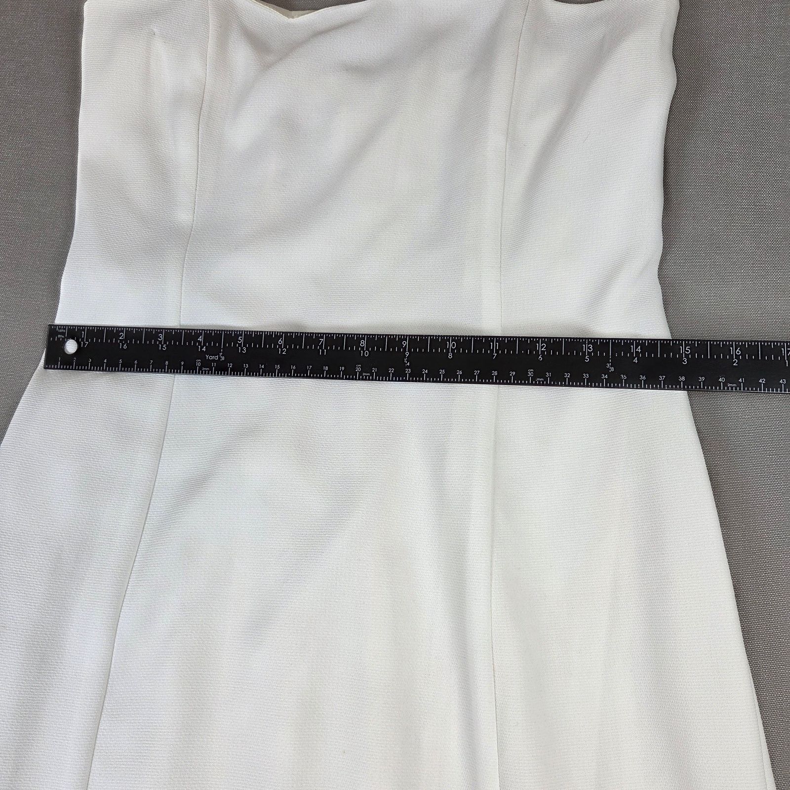 Vintage Hugo Buscati White Strapless Mini Dress Size 10 Size L / US 10 / IT 46 - 22 Thumbnail