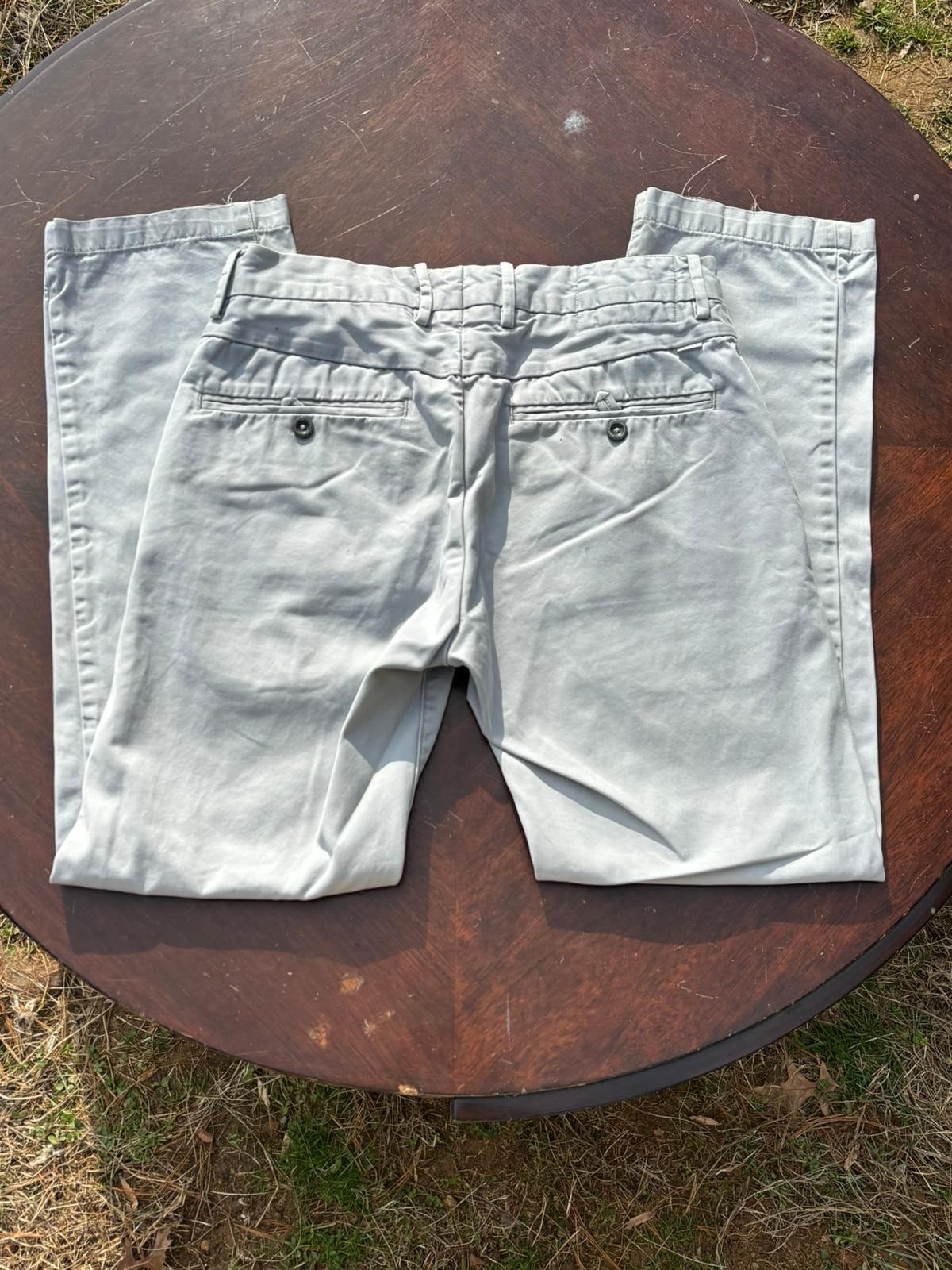 Levi's Gray Cotton Twill Pants Size US 32 / EU 48 - 3 Thumbnail