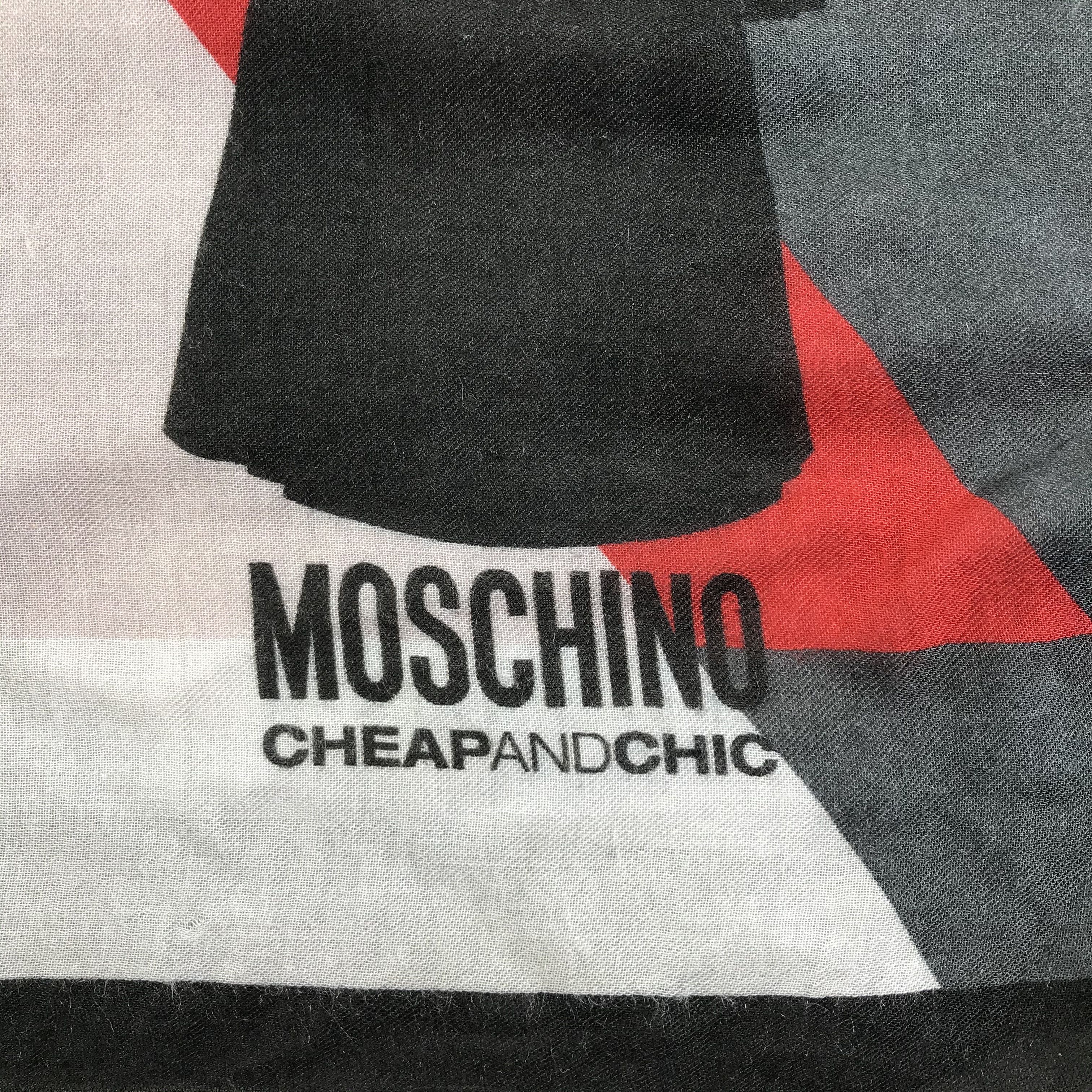 Vintage Moschino Scarf / Muffler / Neckwear - WW2964 Size ONE SIZE - 4 Thumbnail