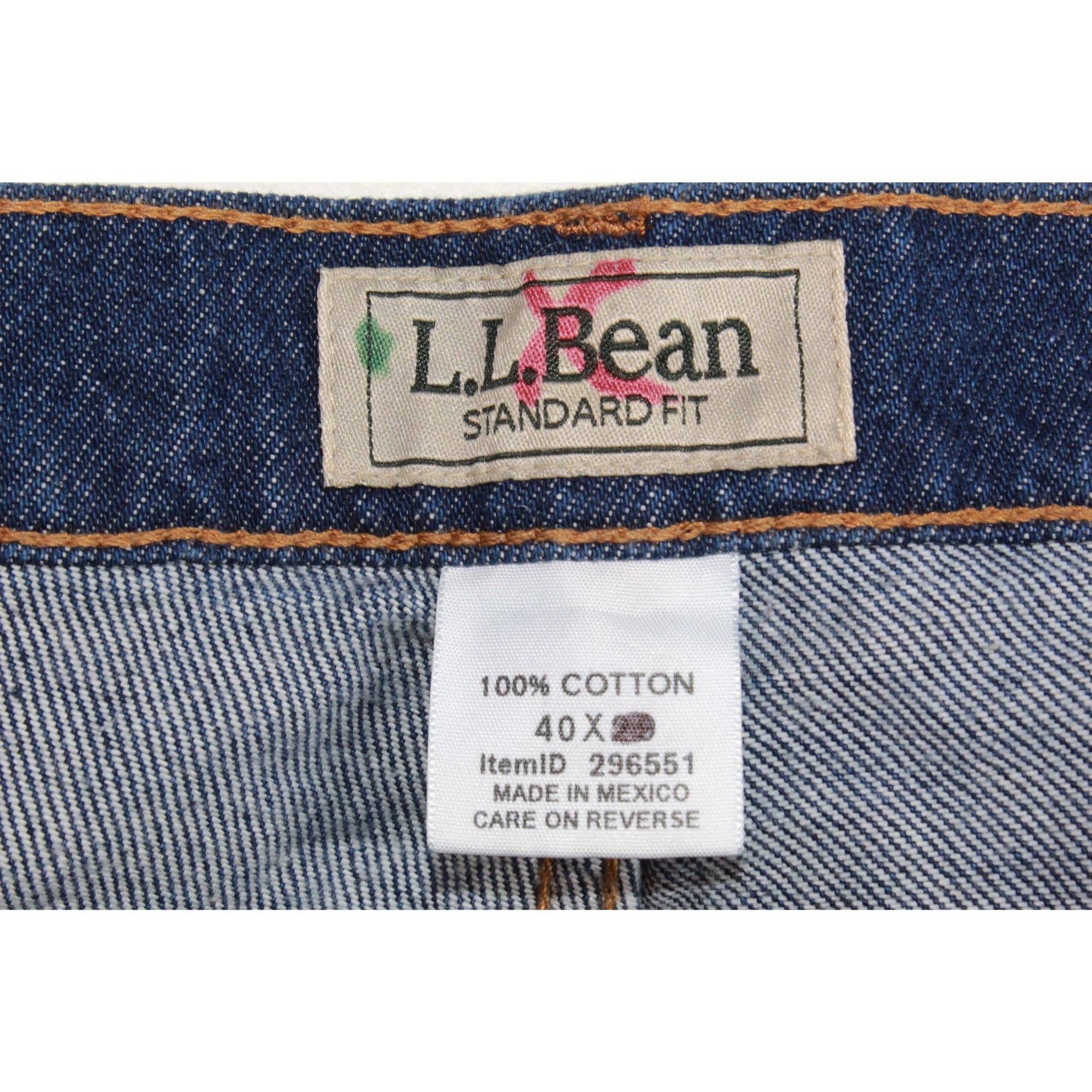 L.L. Bean LL Bean Men's Double L Jeans Standard Fit Straight Leg Size US 40 / EU 56 - 7 Thumbnail