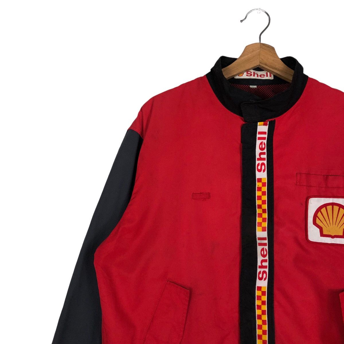 Japanese Brand 🔥Vintage Bomber Jacket Shell Racing Formula 1 Racing Size US L / EU 52-54 / 3 - 7 Thumbnail