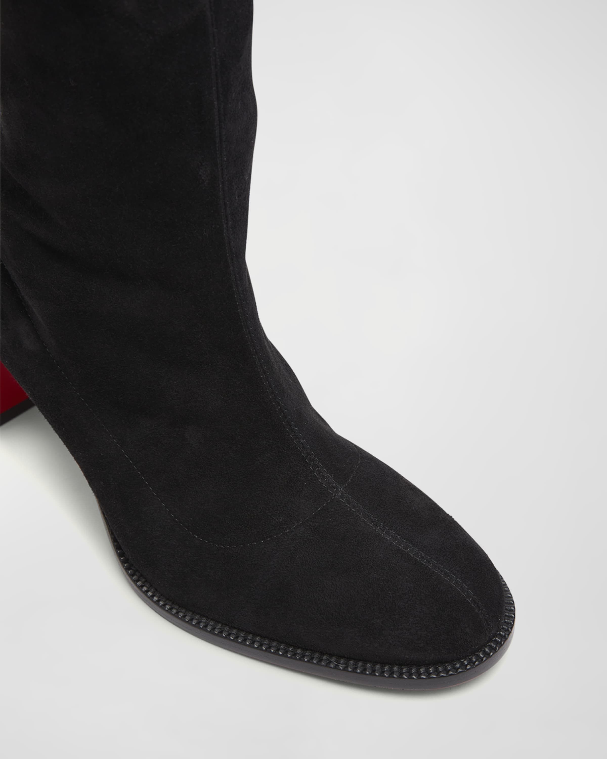 Christian Louboutin o1s1wg110325 STRETCHADOXA BOTTA ALTA 70 in Black Size US 11 / IT 41 - 3 Thumbnail