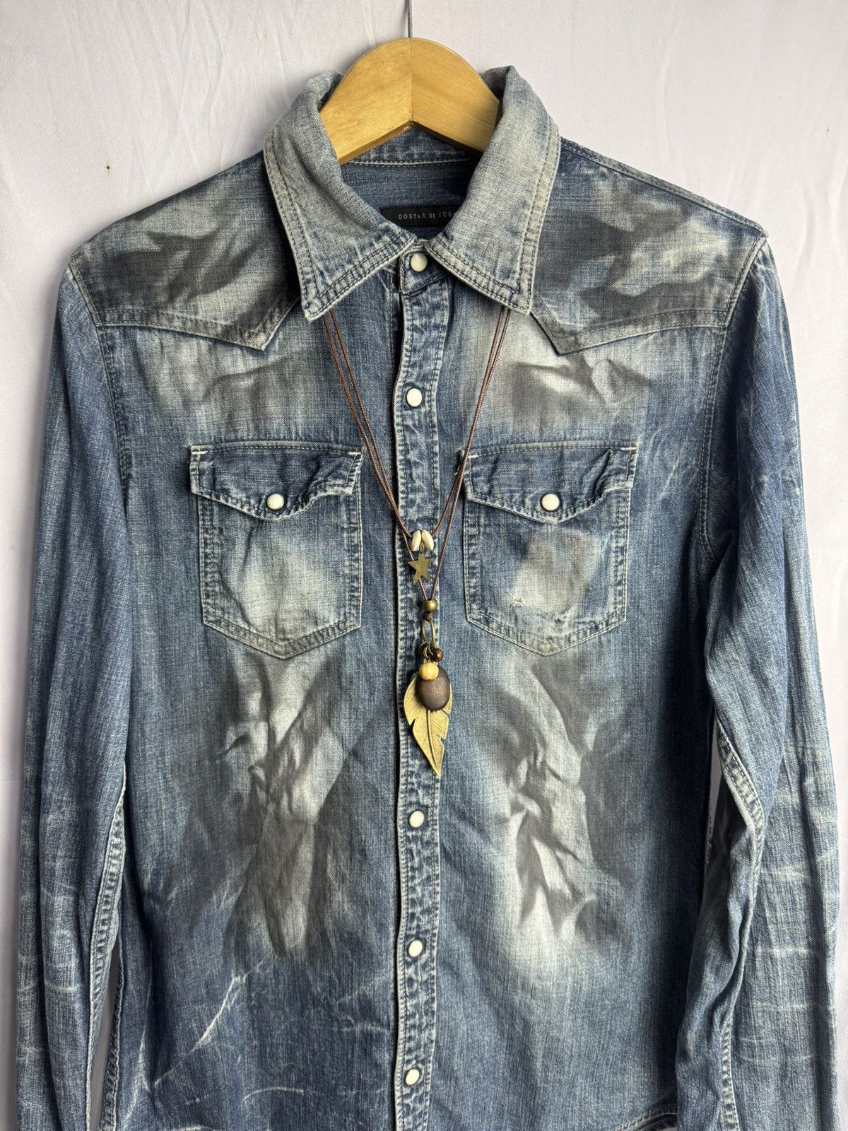 14th Addiction FUGA Denim Distressed Button Size US M / EU 48-50 / 2 - 2 Thumbnail