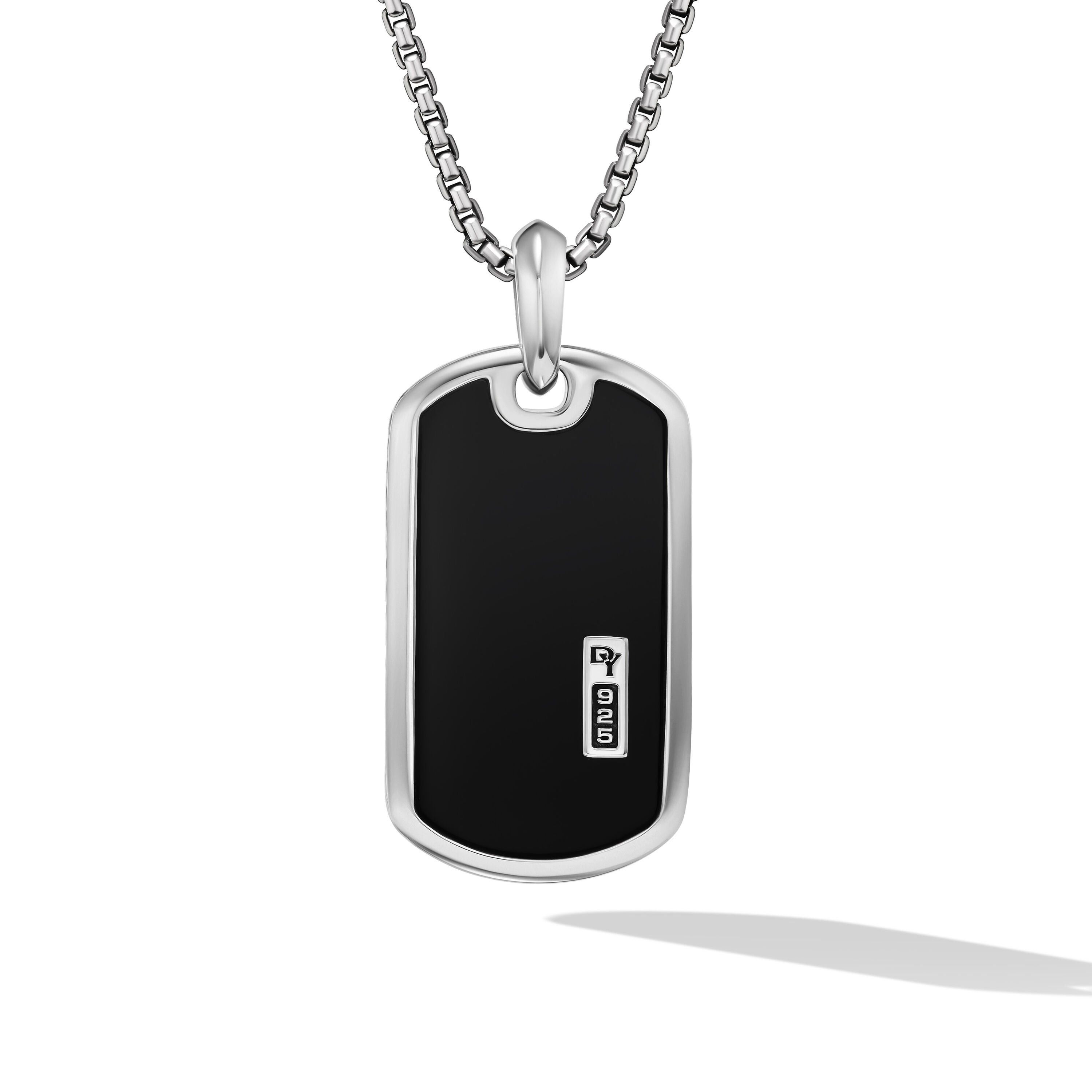 David Yurman o1w1db10526 D15225M /Size 9/Streamline Beveled Tag in Silver Size ONE SIZE - 1 Thumbnail