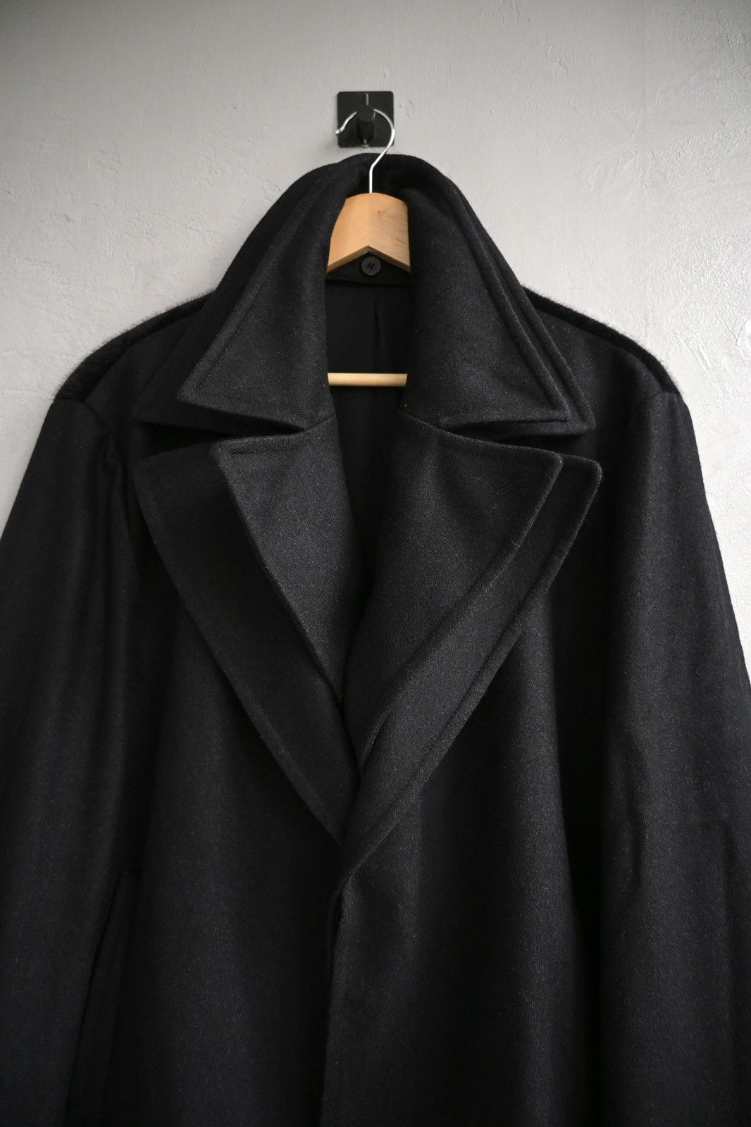 Emporio Armani Emporio Armani FW14 pony hair detachable collar crop jacket Size US L / EU 52-54 / 3 - 14 Thumbnail