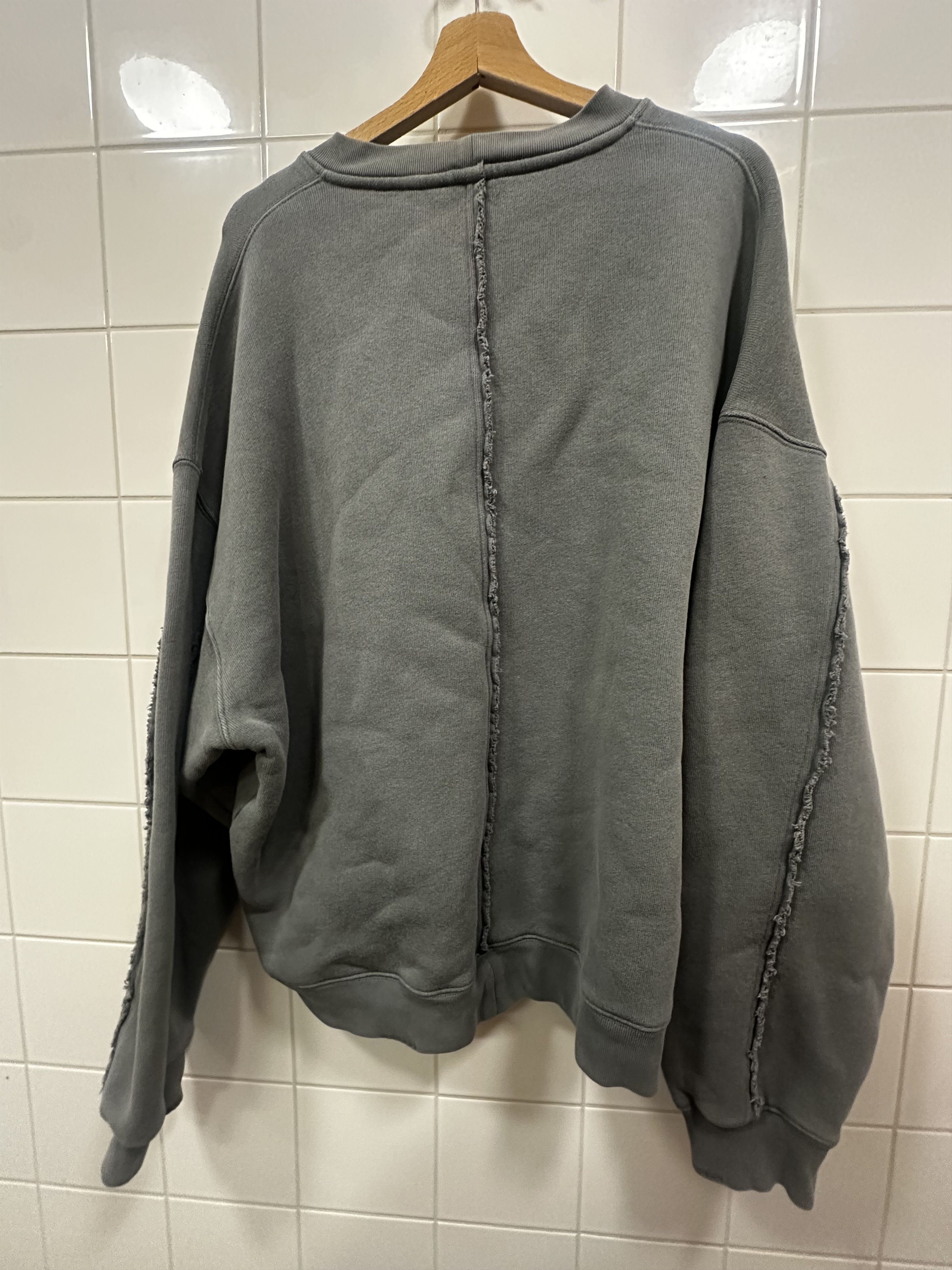 Axel Arigato Chopped Distressed Sweatshirt AXEL ARIGATO Size US XL / EU 56 / 4 - 2 Thumbnail