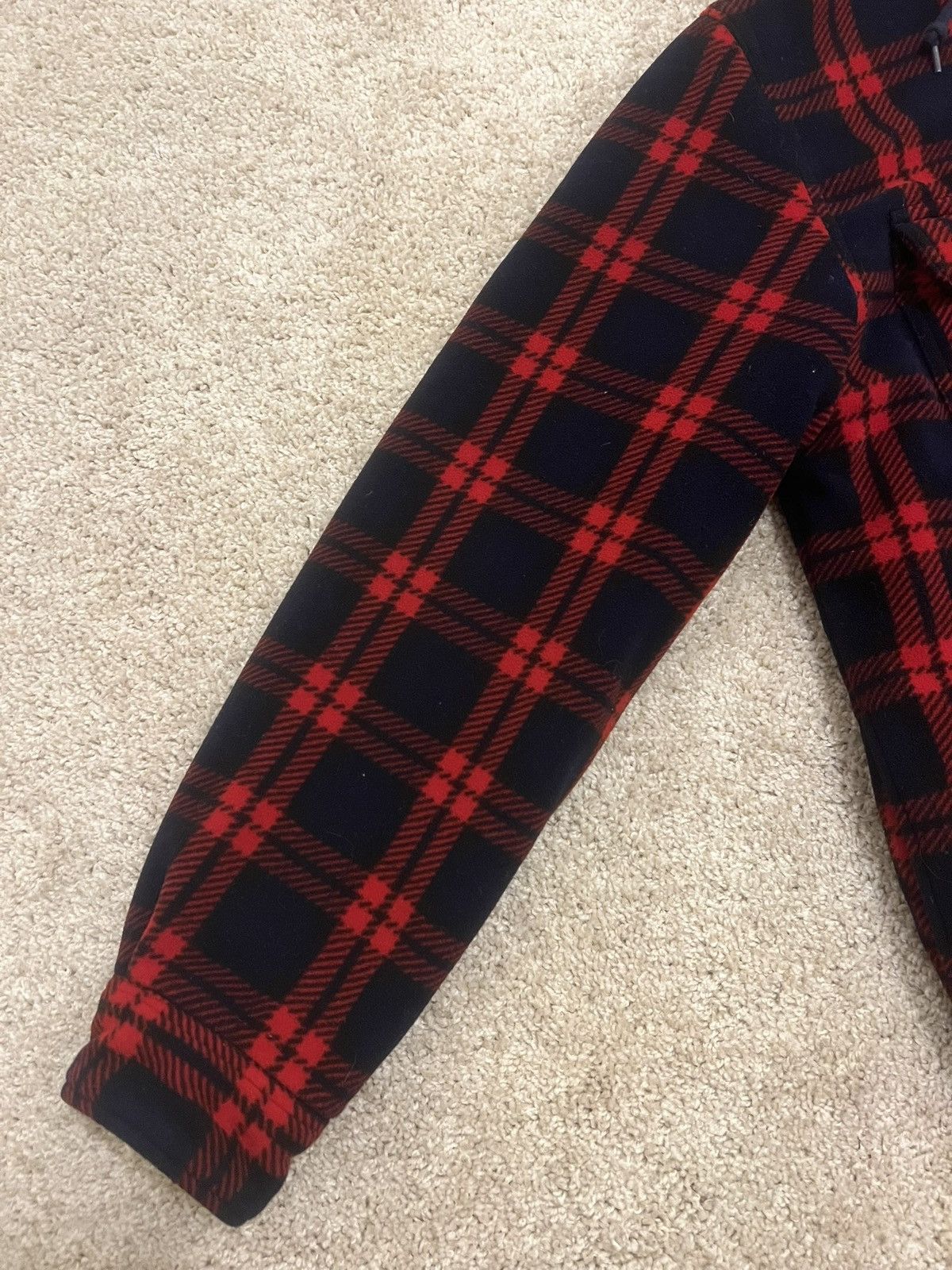 Supreme Supreme 2018 hooded plaid work shirt Size US M / EU 48-50 / 2 - 3 Thumbnail