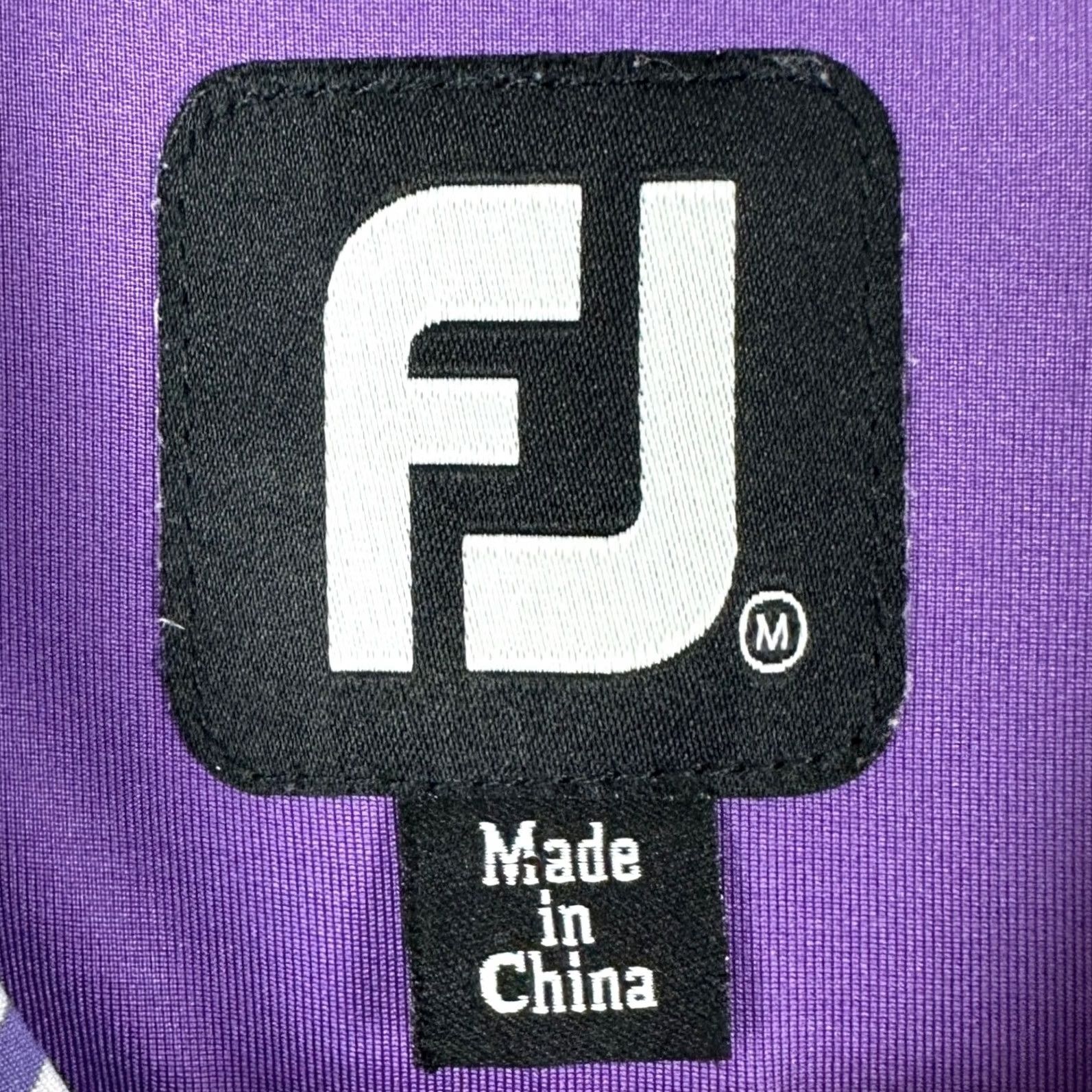 Footjoy FootJoy Golf Polo Shirt Shirt Men M Purple Short Sleeve Stretch Breathable Casual EUC Size US M / EU 48-50 / 2 - 4 Thumbnail