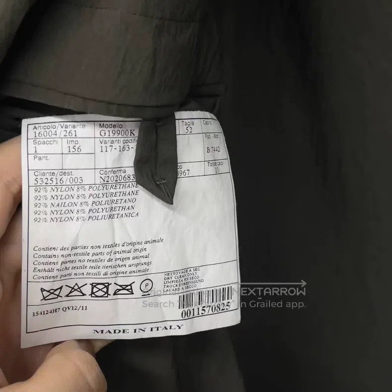 Hermes Hermes Tech Fabric Olive Green Blazer Jacket Size 52R - 3 Thumbnail