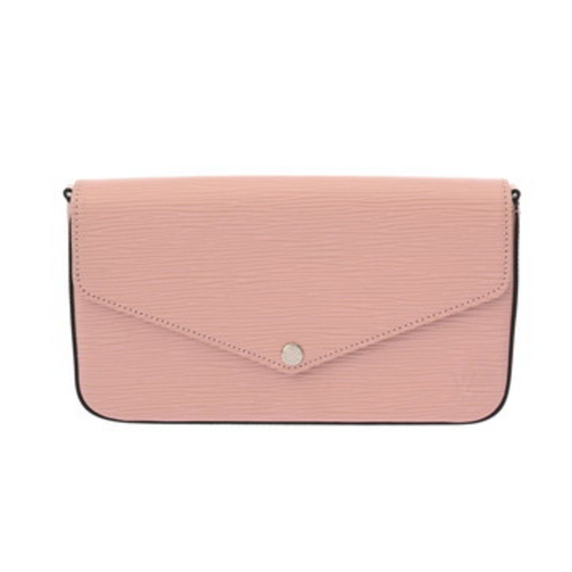 LOUIS VUITTON Epi Felicie Rose Ballerine Pochette M62467 Women's Leather Shoulder Bag